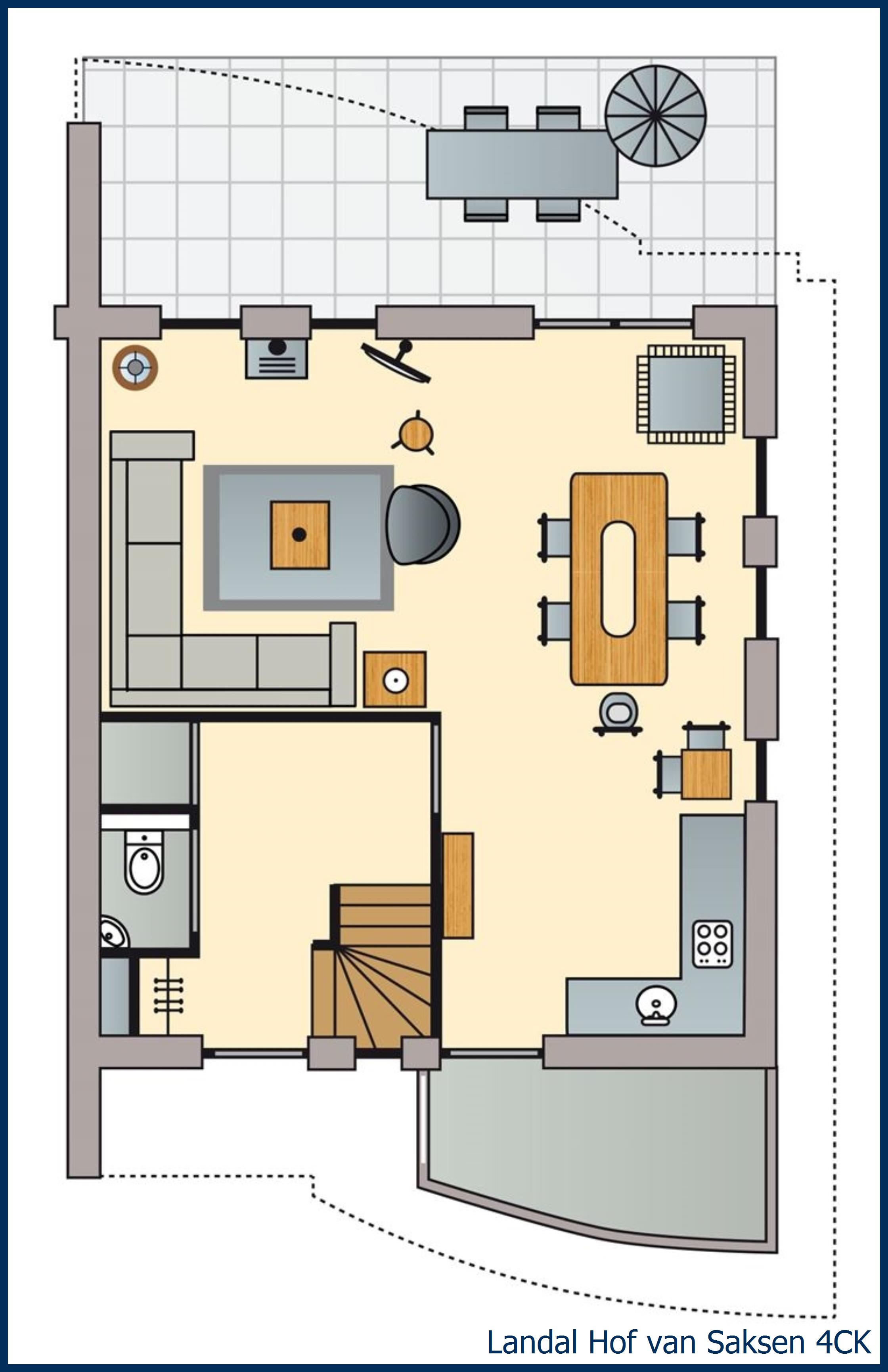 Childrens farmhouse 4CK at Hof van Saksen