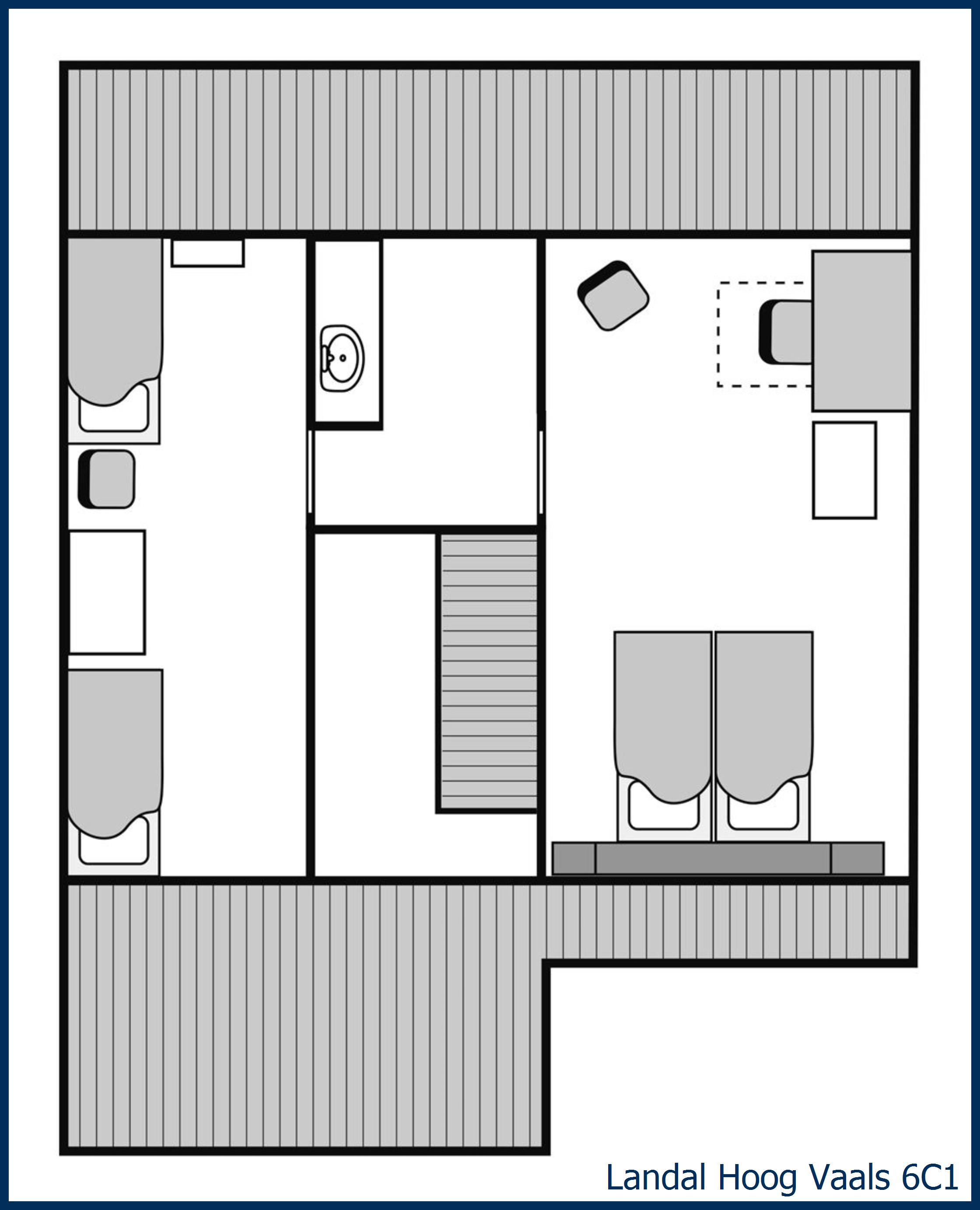 Bungalow 6C1 at Hoog Vaals