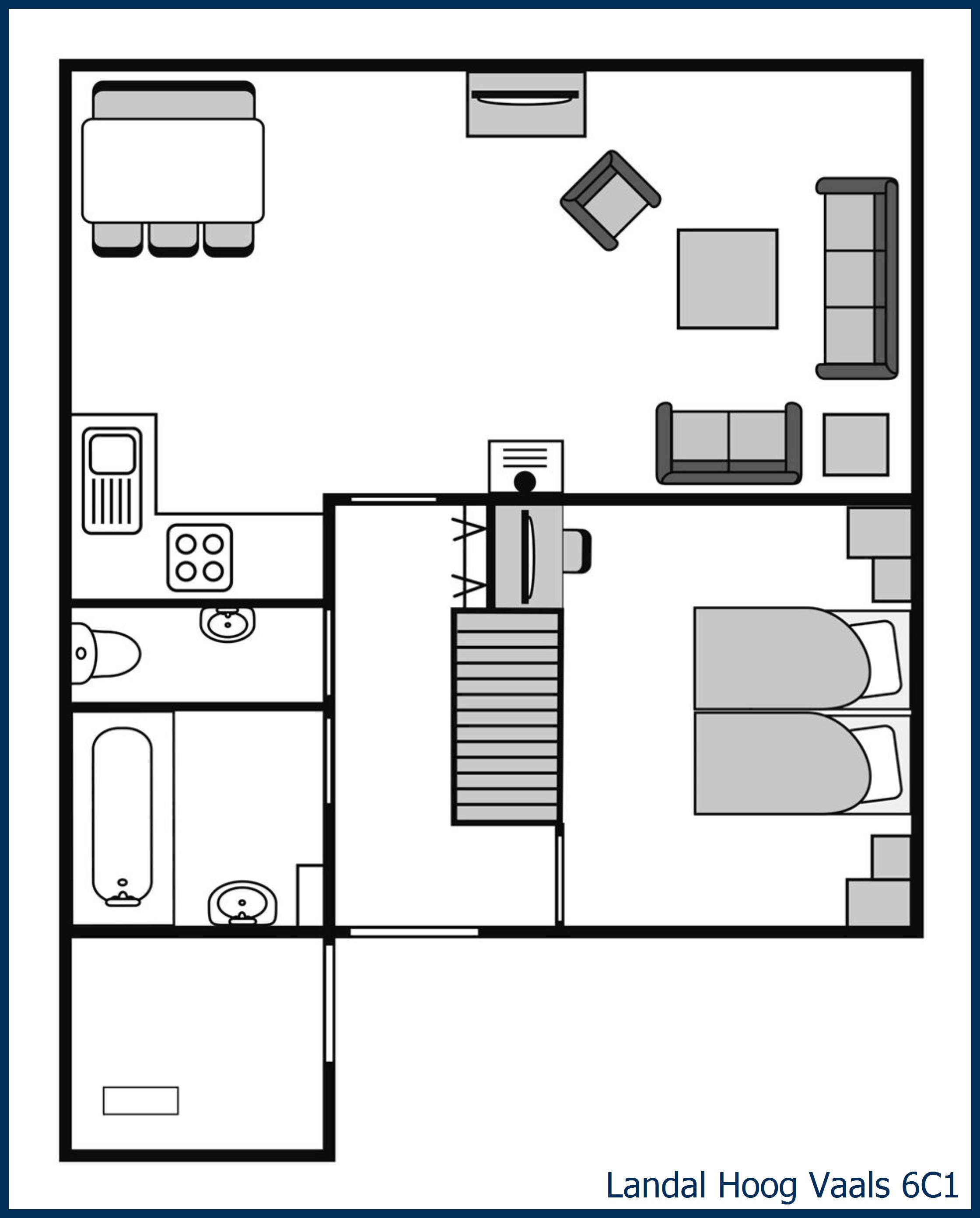 Bungalow 6C1 at Hoog Vaals
