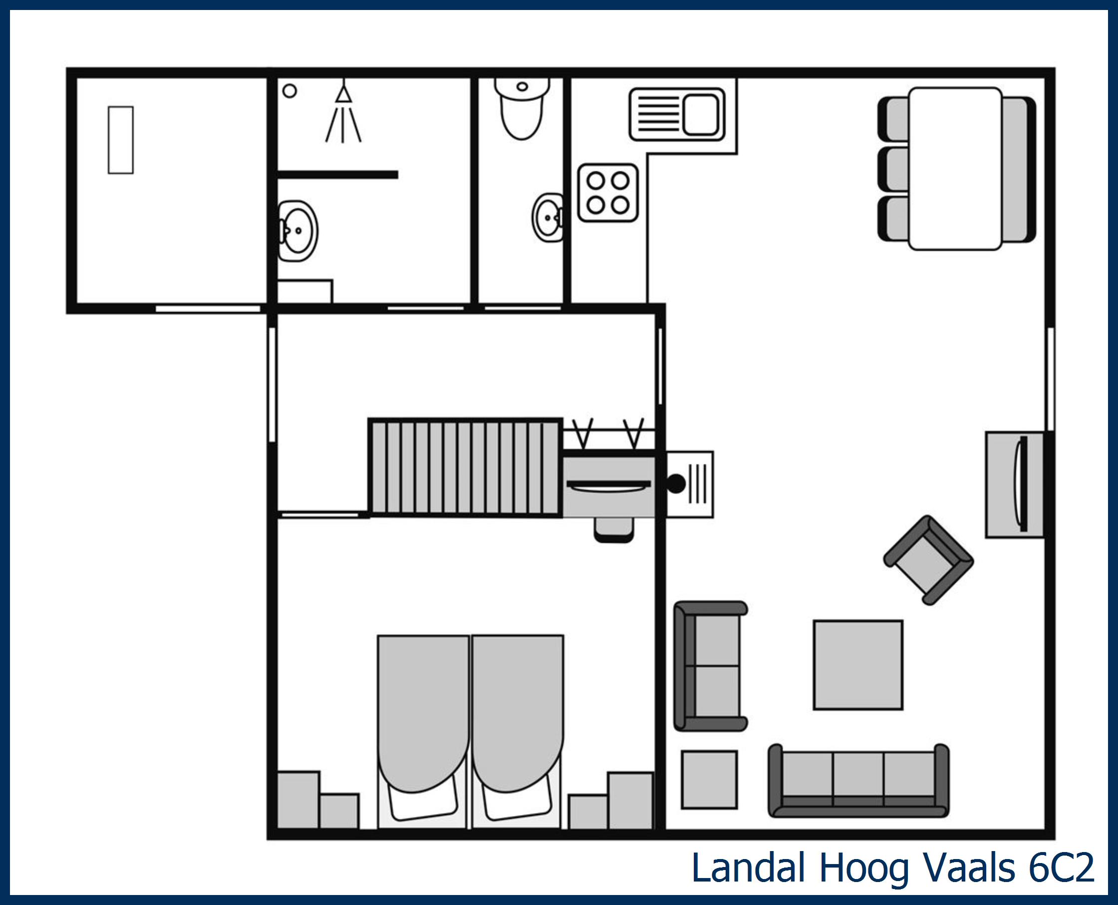 Bungalow 6C2 at Hoog Vaals
