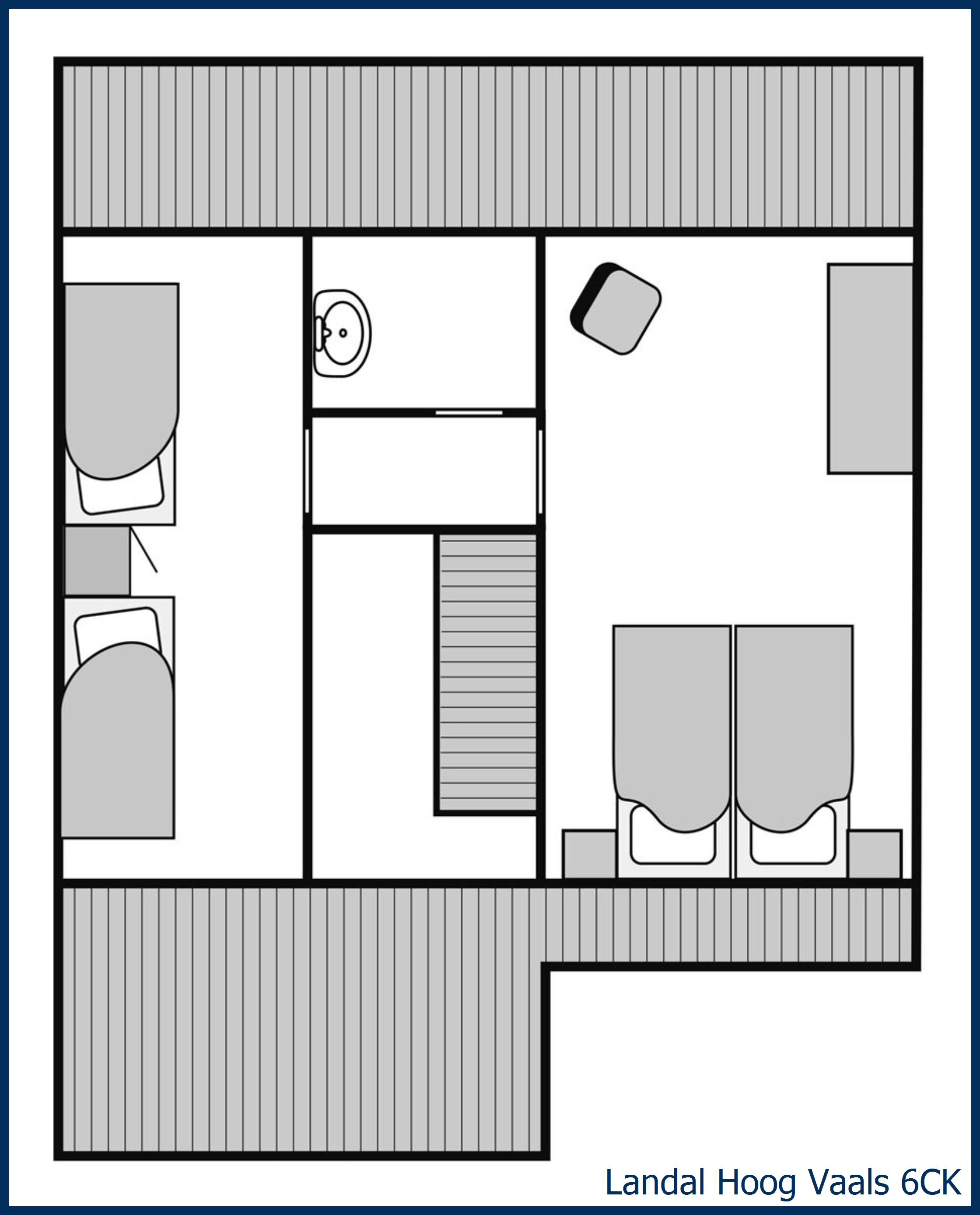 Childrens bungalow 6CK at Hoog Vaals