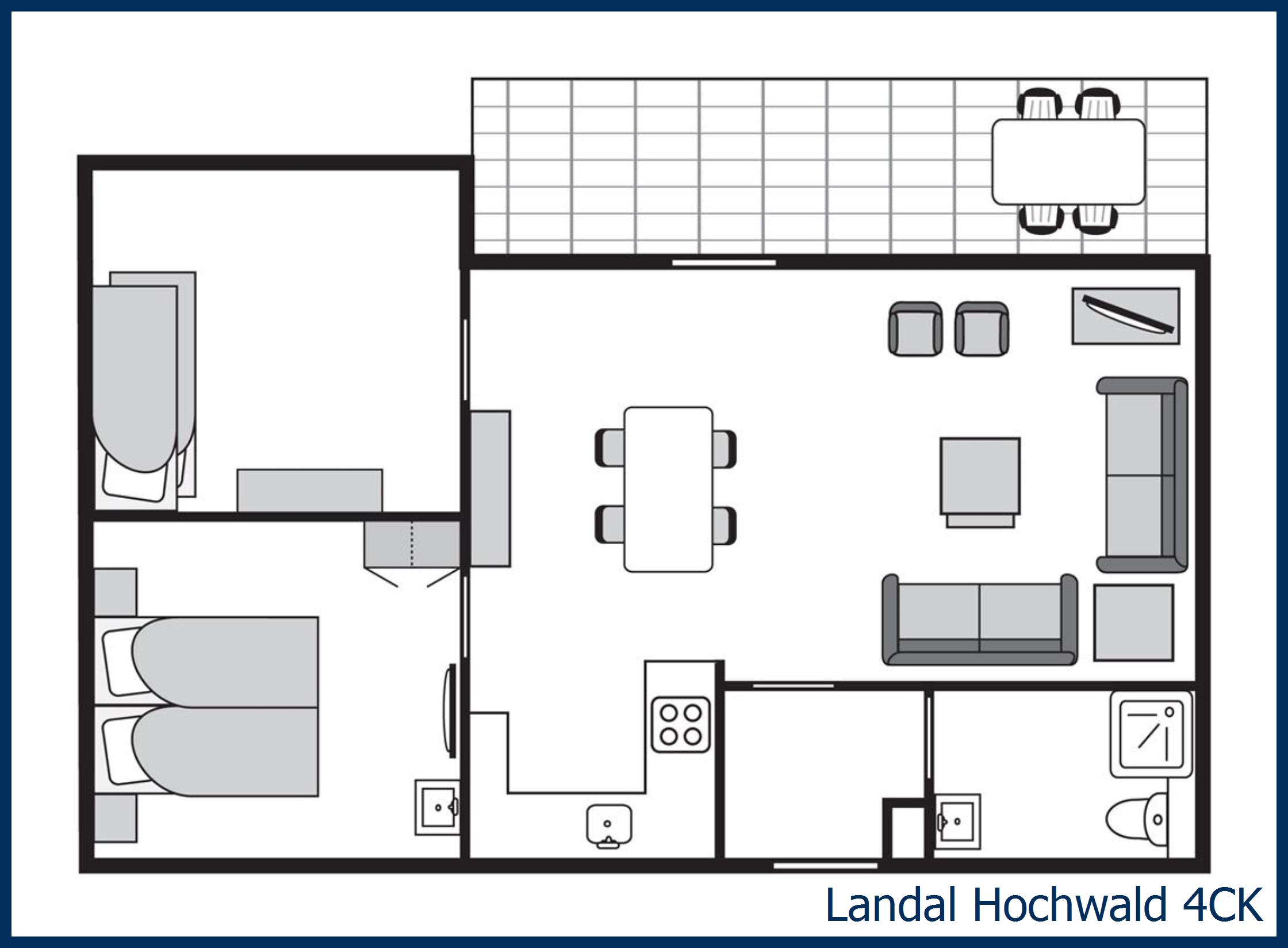 Childrens bungalow 4CK at Hochwald