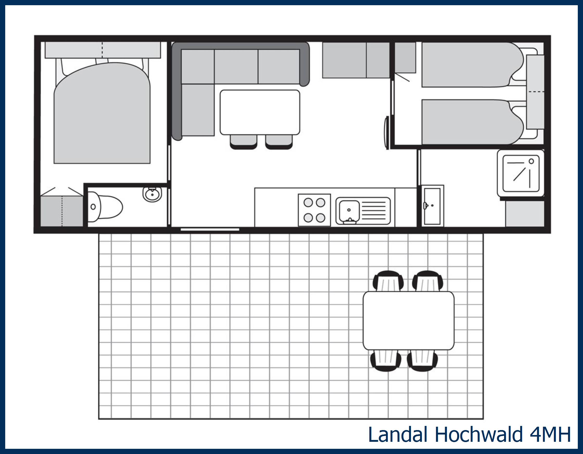 Mobile home 4MH at Hochwald