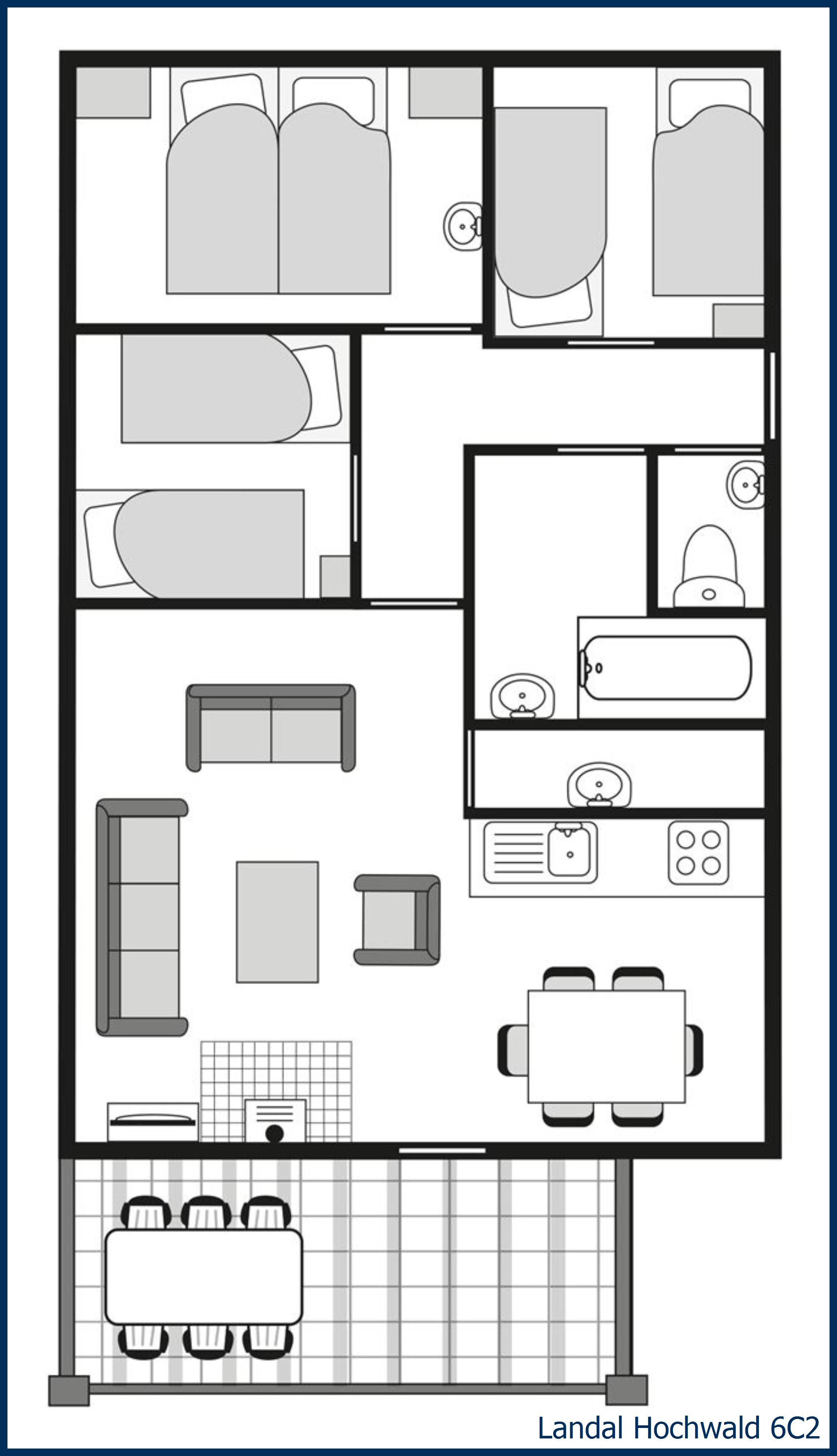 Bungalow 6C2 at Hochwald