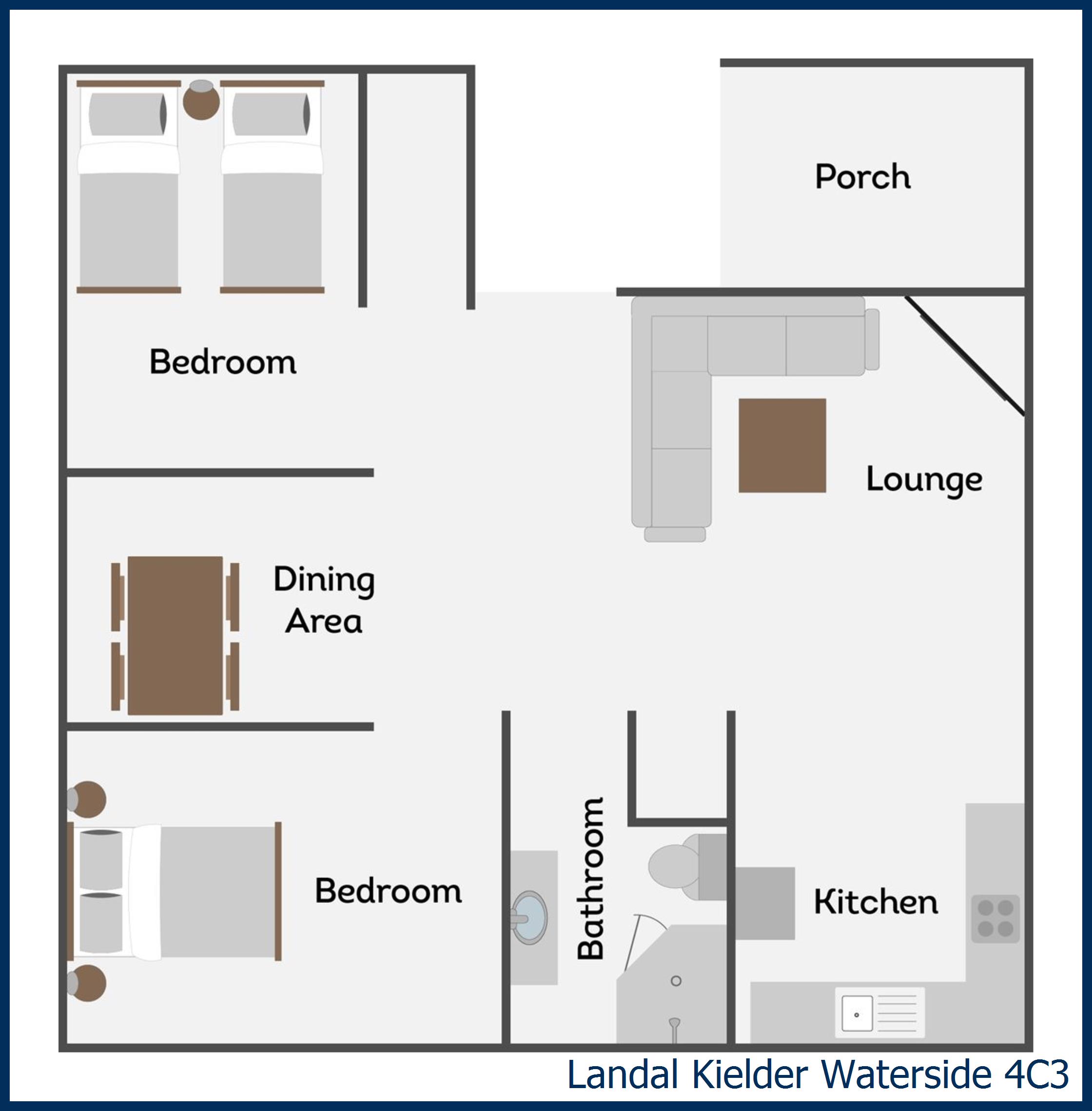 Chalet - Falstone 4C3 at Kielder Waterside