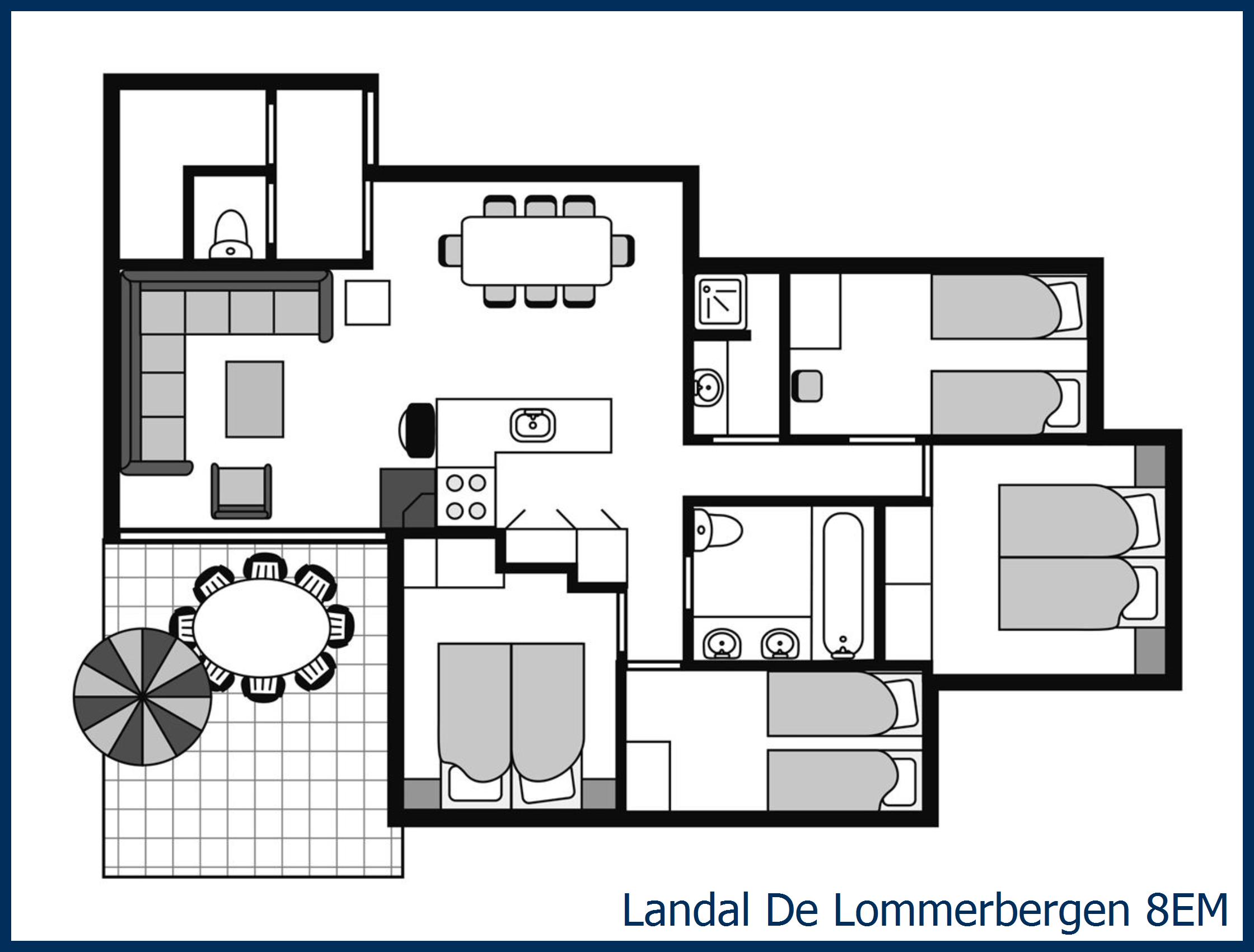 Bungalow 8EM at De Lommerbergen