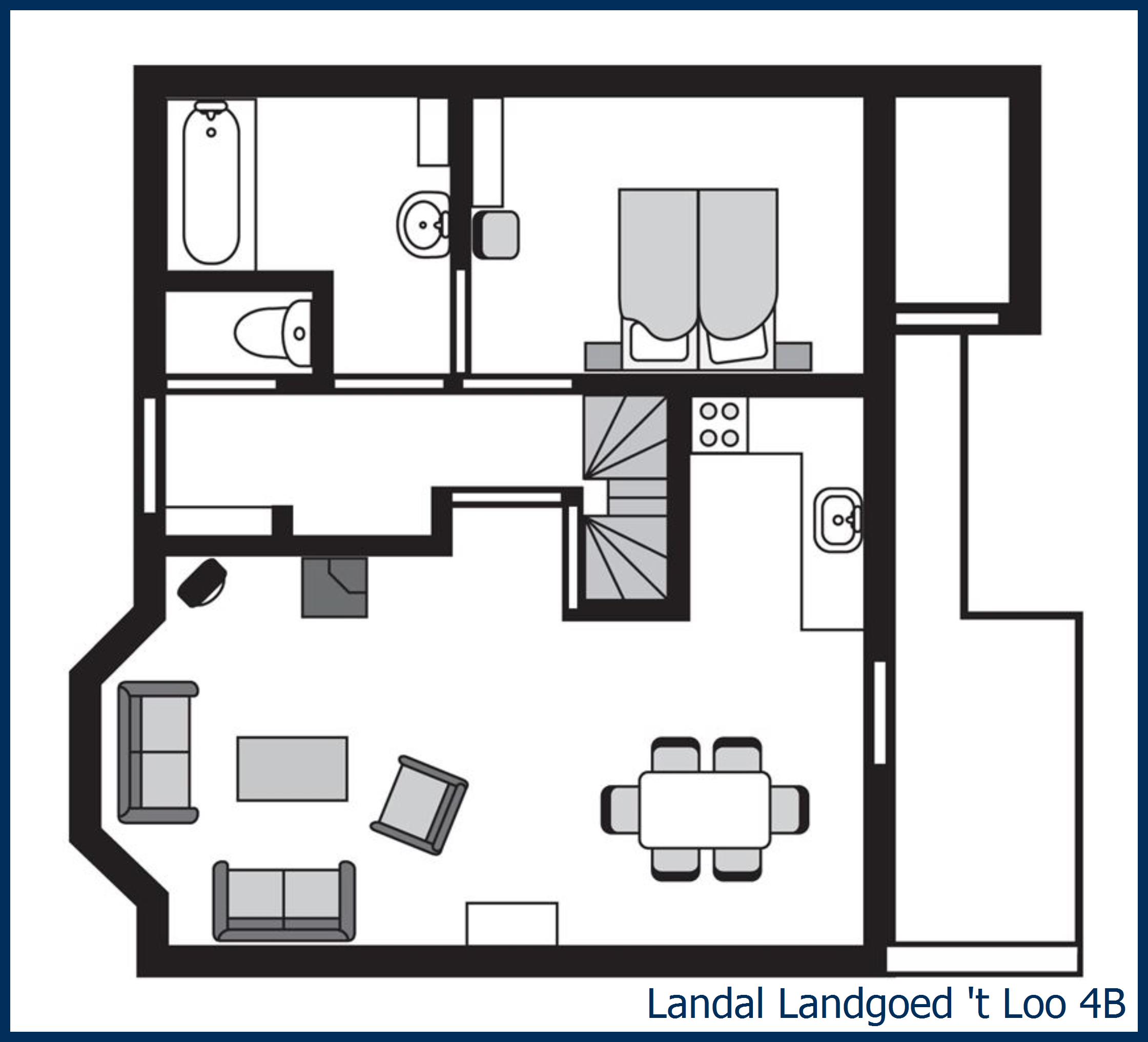 Bungalow 4B at 't Loo