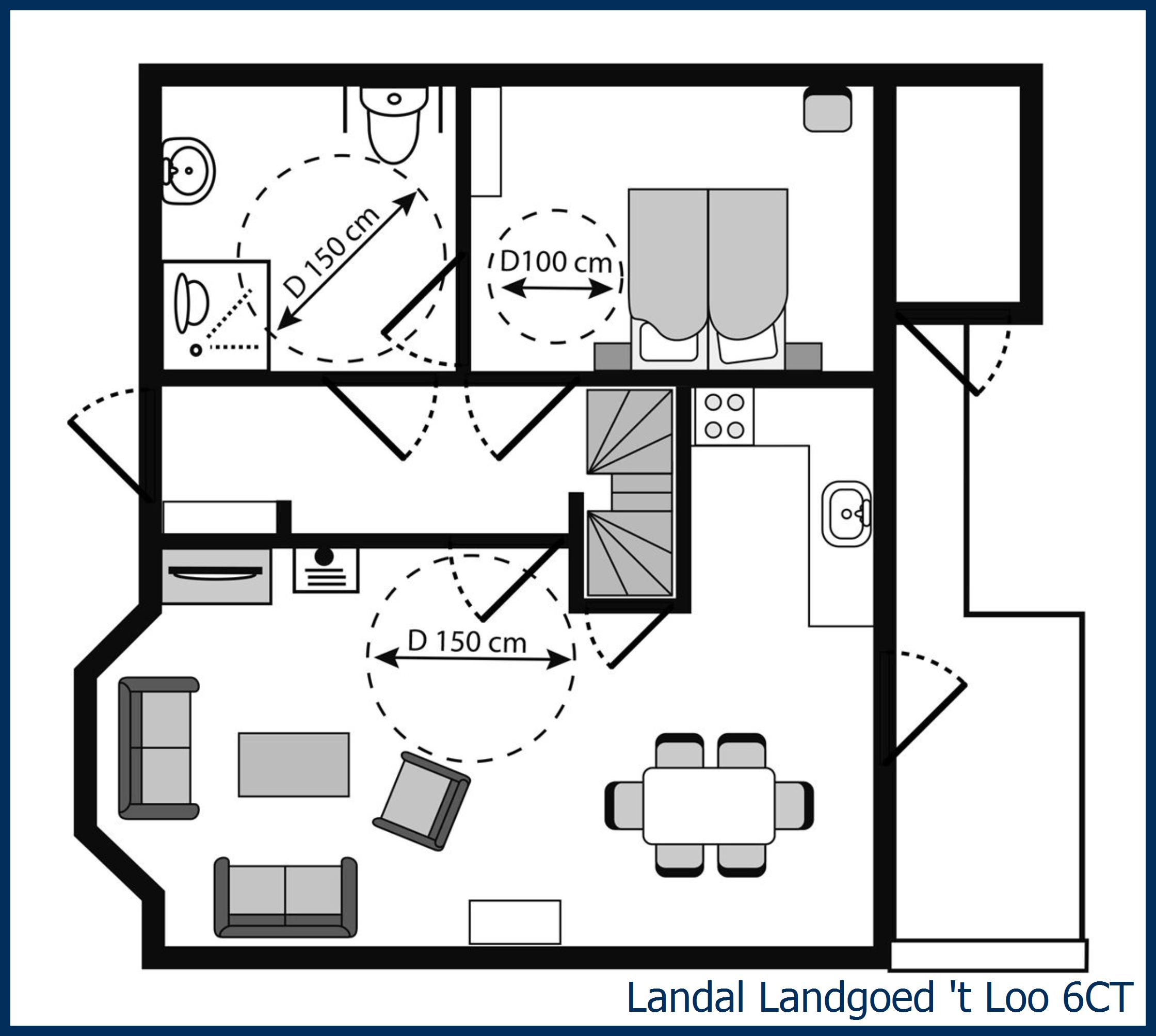 Bungalow - Extra accessible 6CT at 't Loo