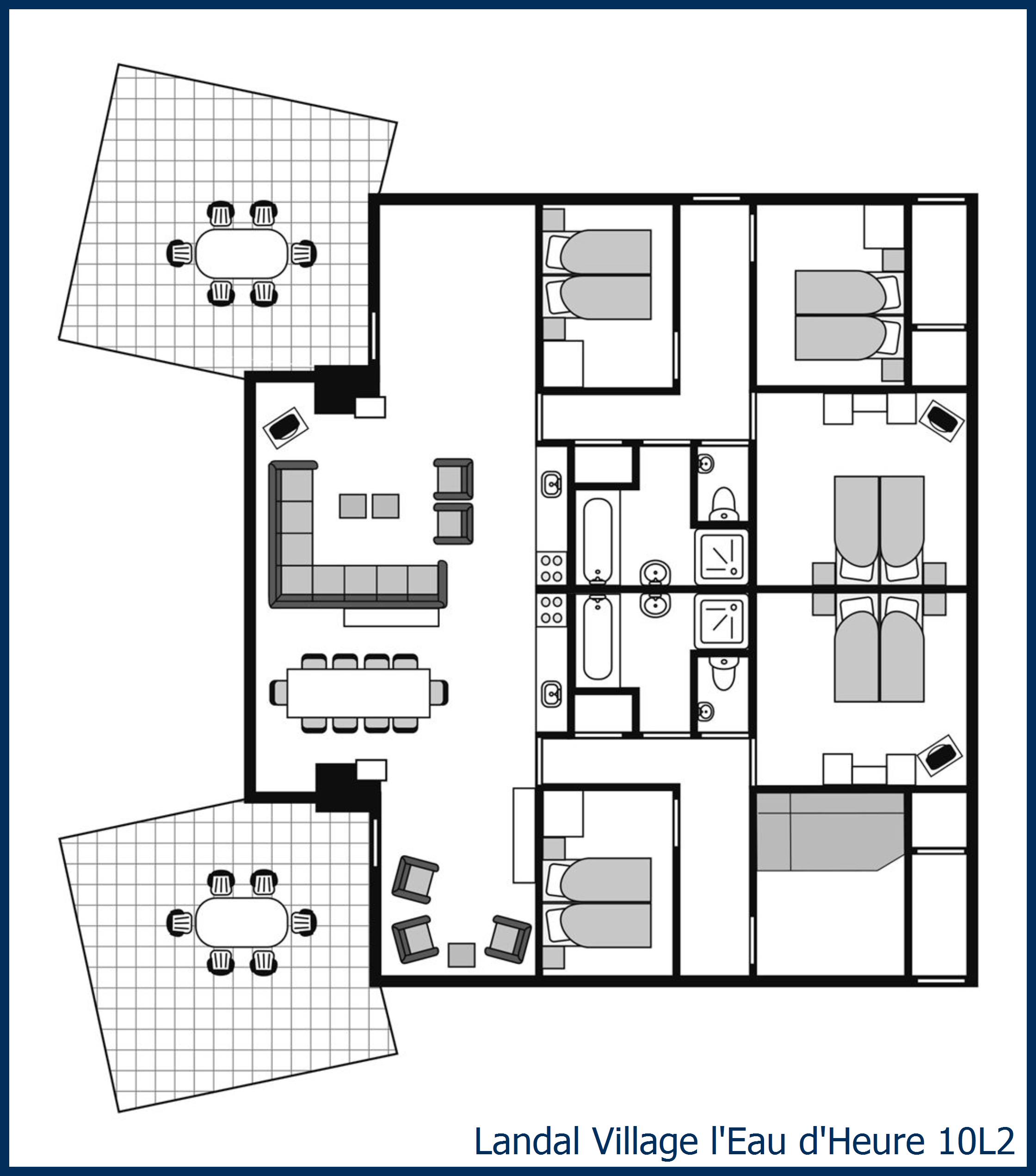 Bungalow 10L2 at Village l'Eau d'Heure