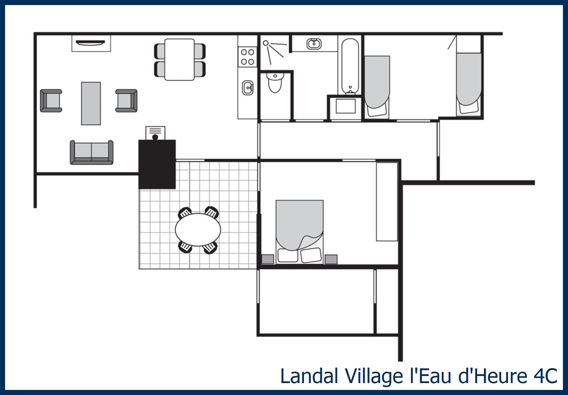 Bungalow 4C at Village l'Eau d'Heure