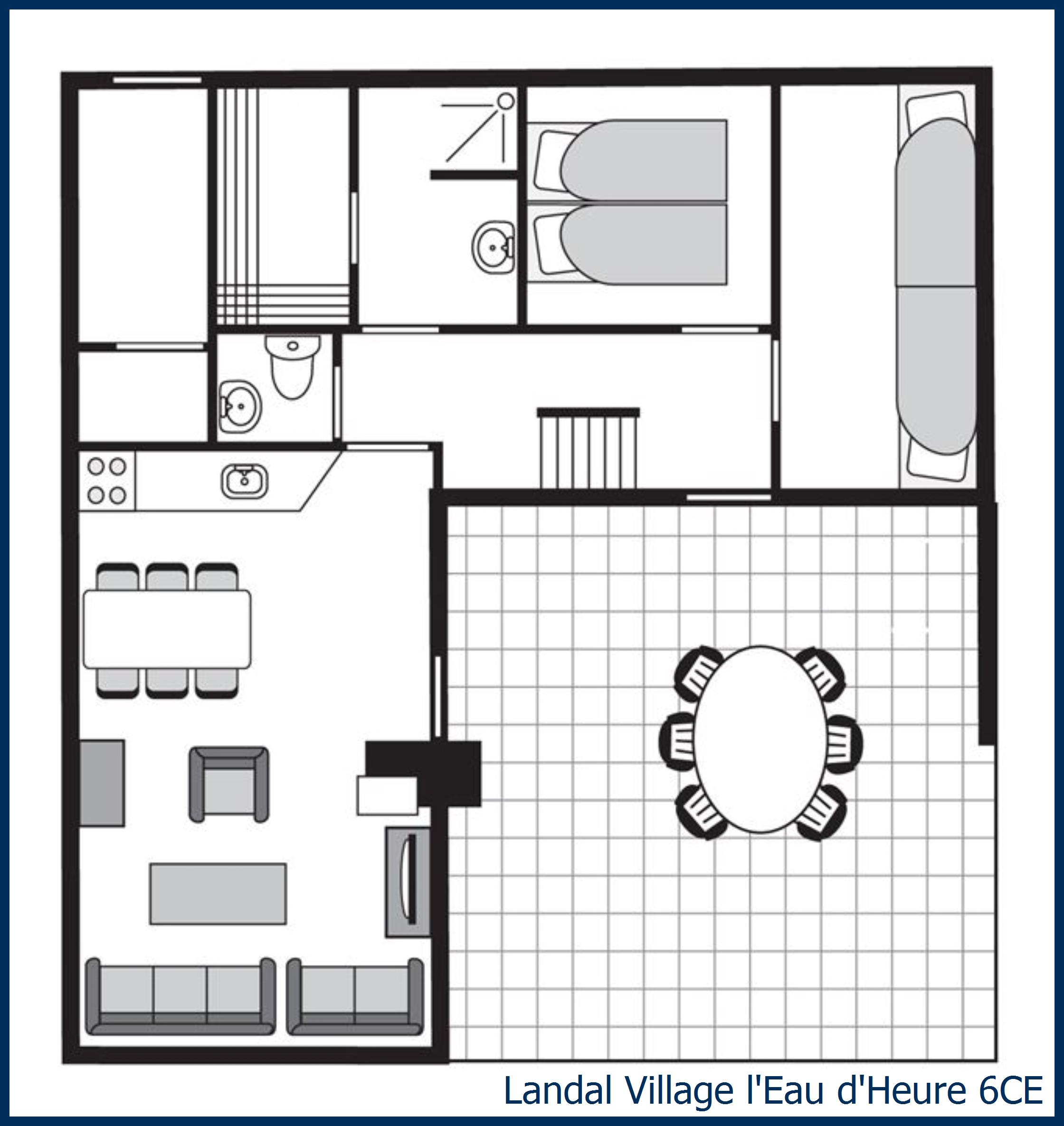 Bungalow 6CE at Village l'Eau d'Heure