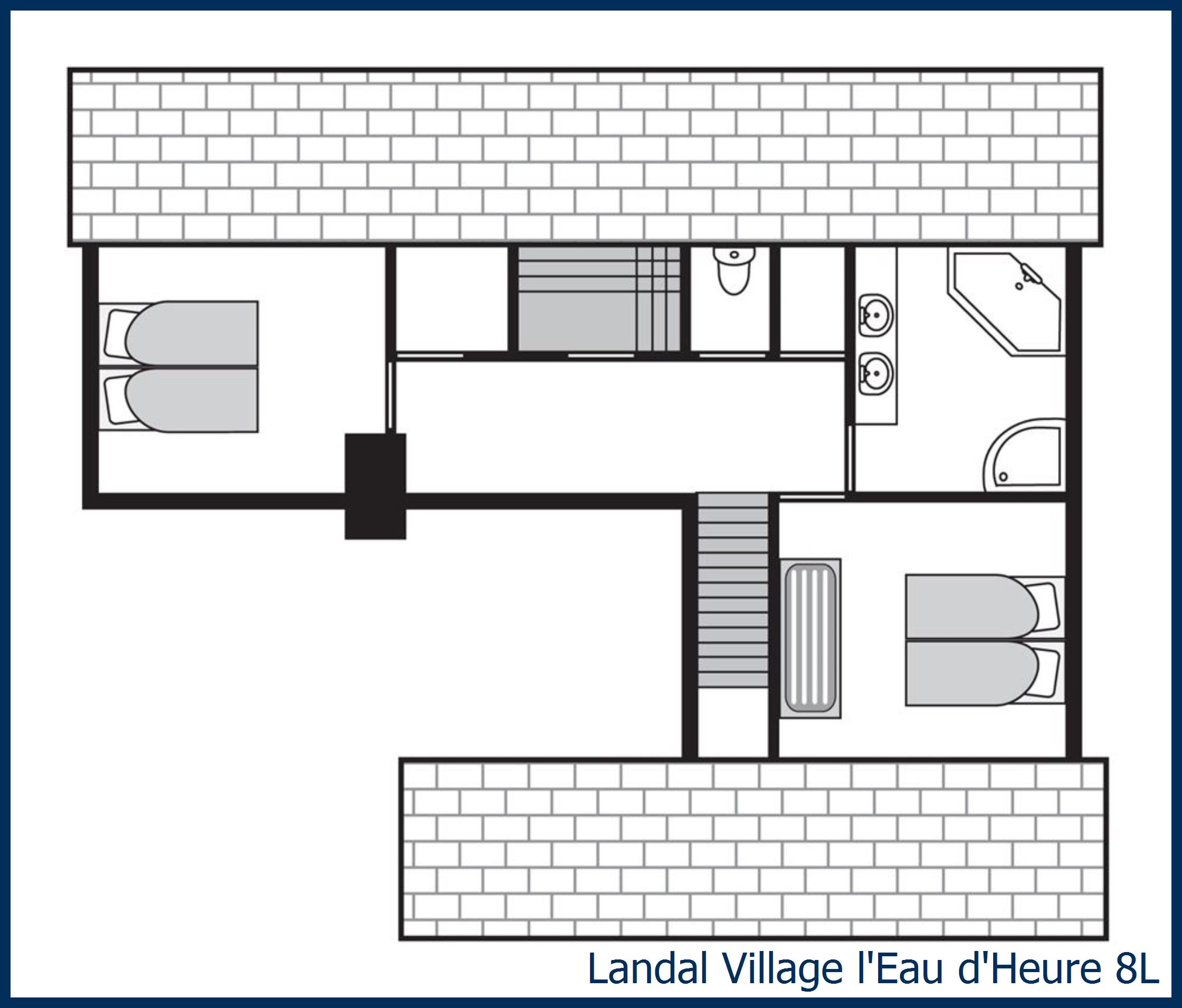 Bungalow 8L at Village l'Eau d'Heure