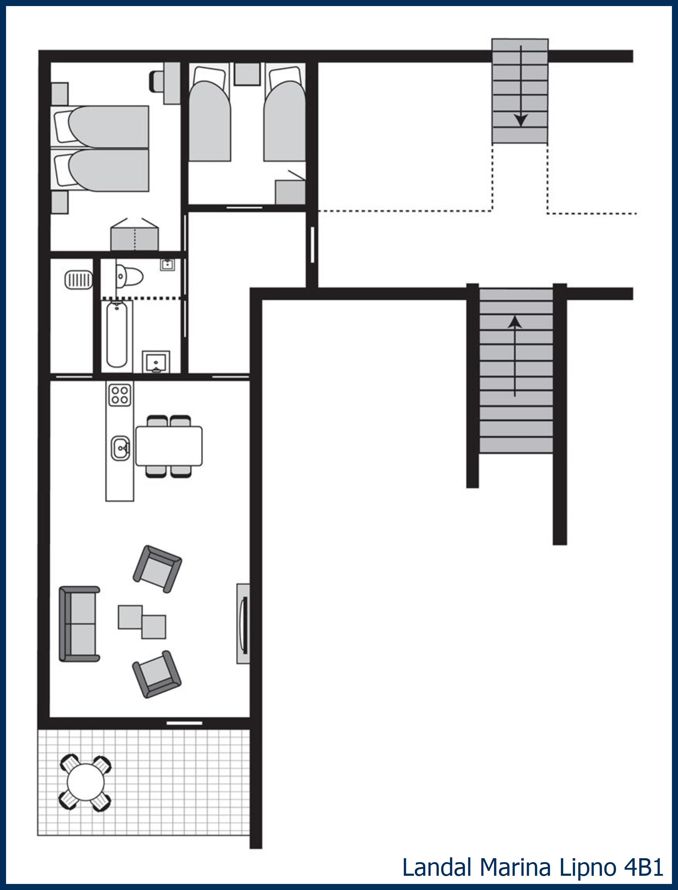 Apartment 4B1 at Marina Lipno
