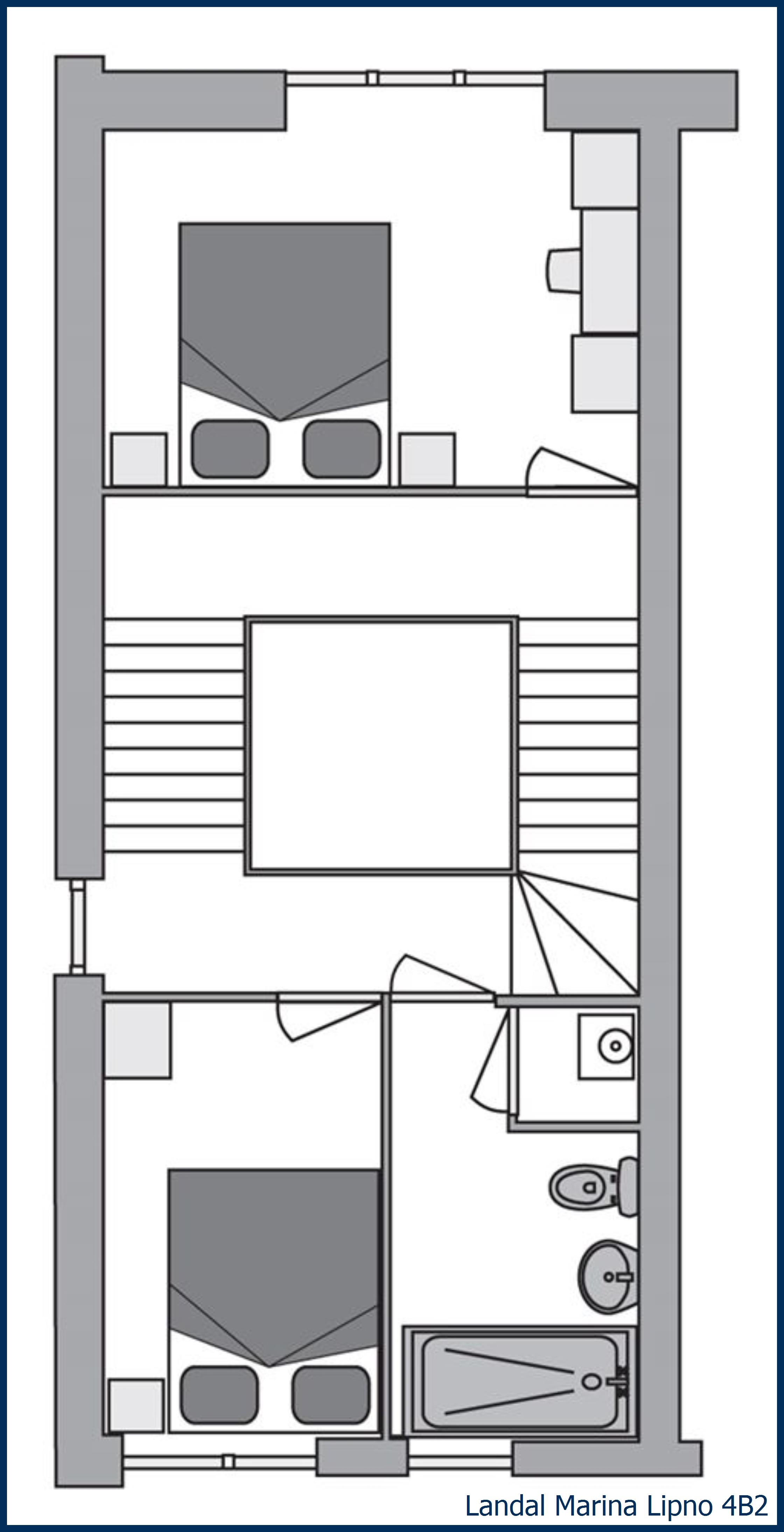 Bungalow 4B2 at Marina Lipno