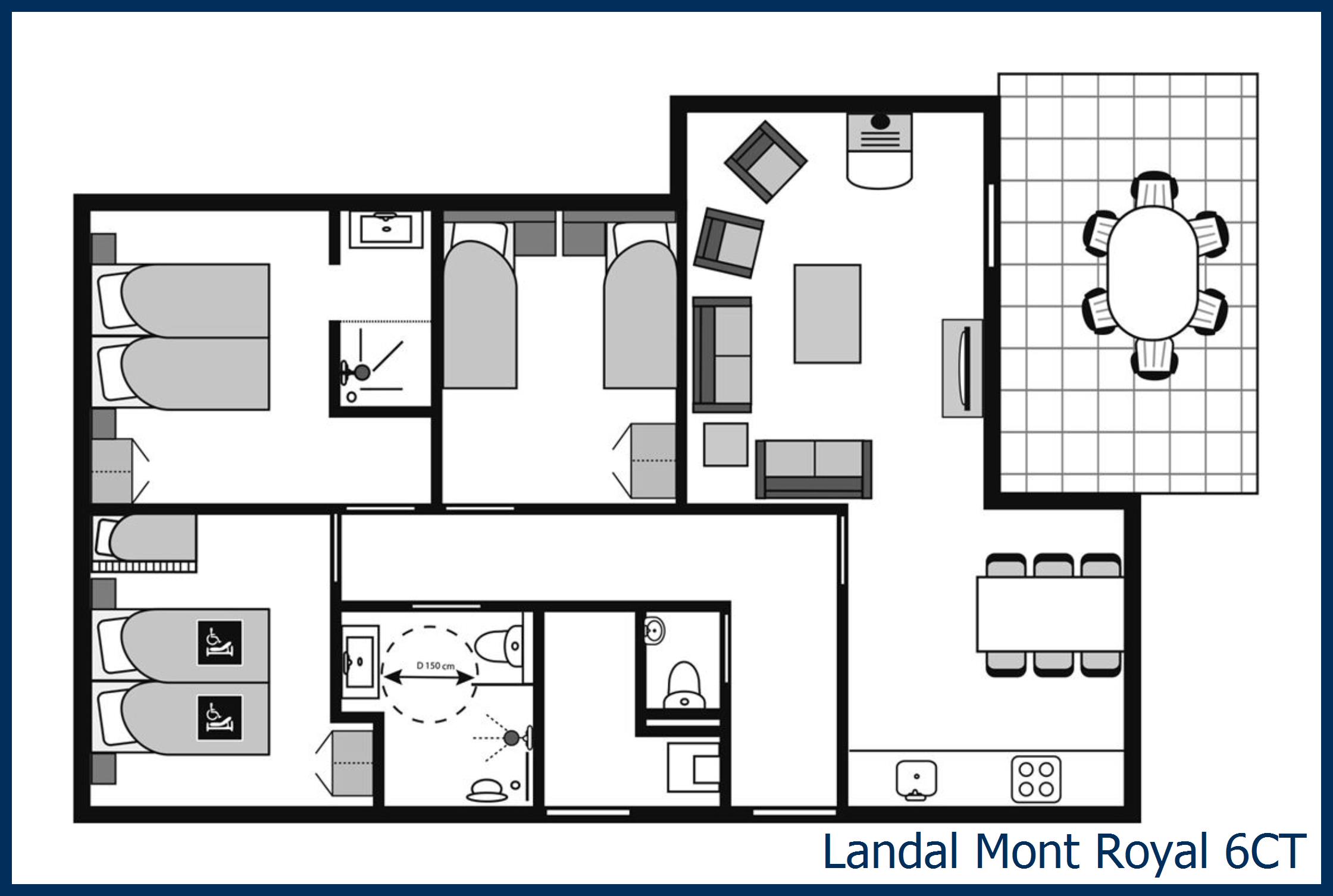 Bungalow - Extra accessible 6CT at Mont Royal