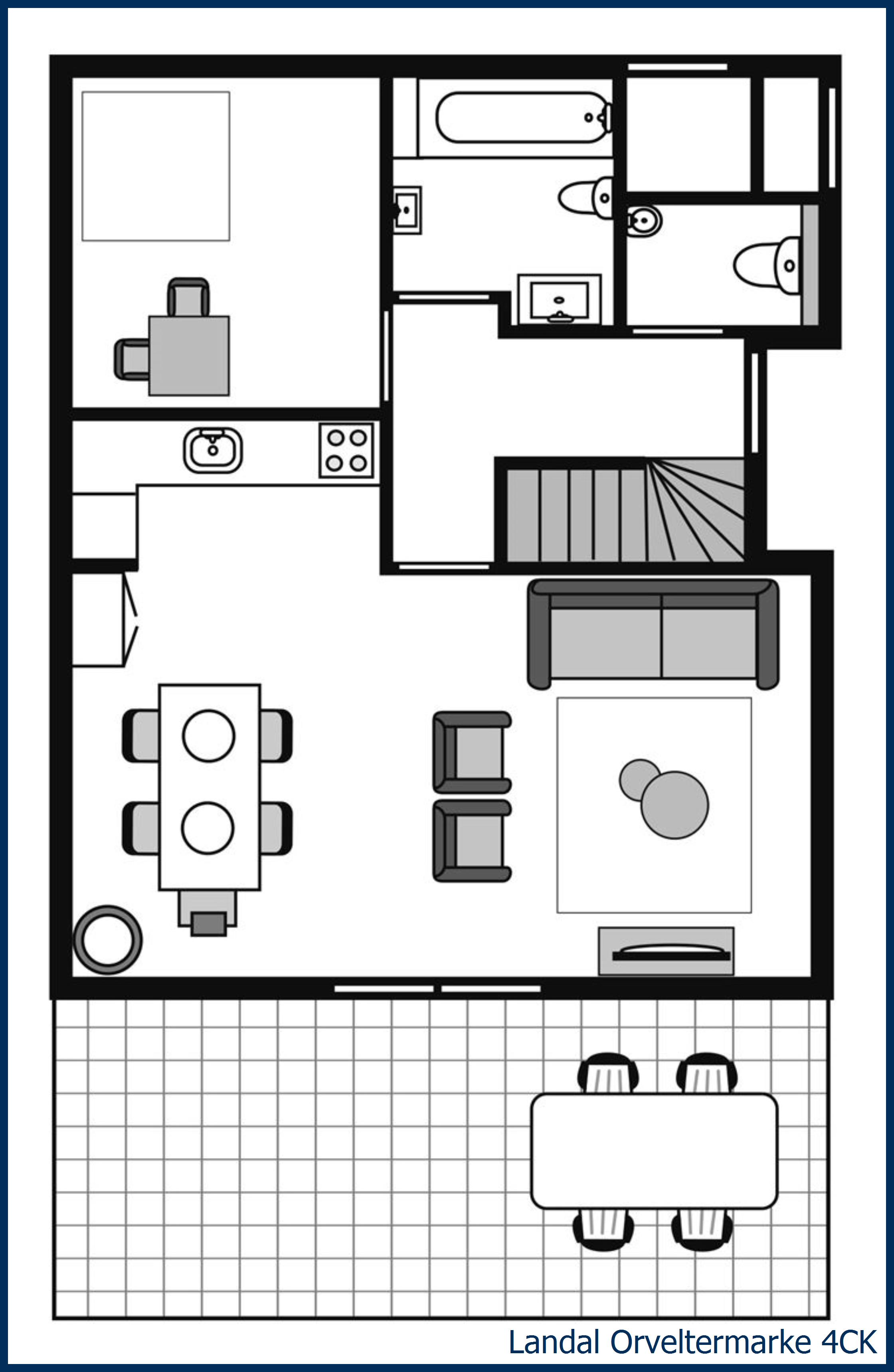 Childrens bungalow 4CK at Orveltermarke