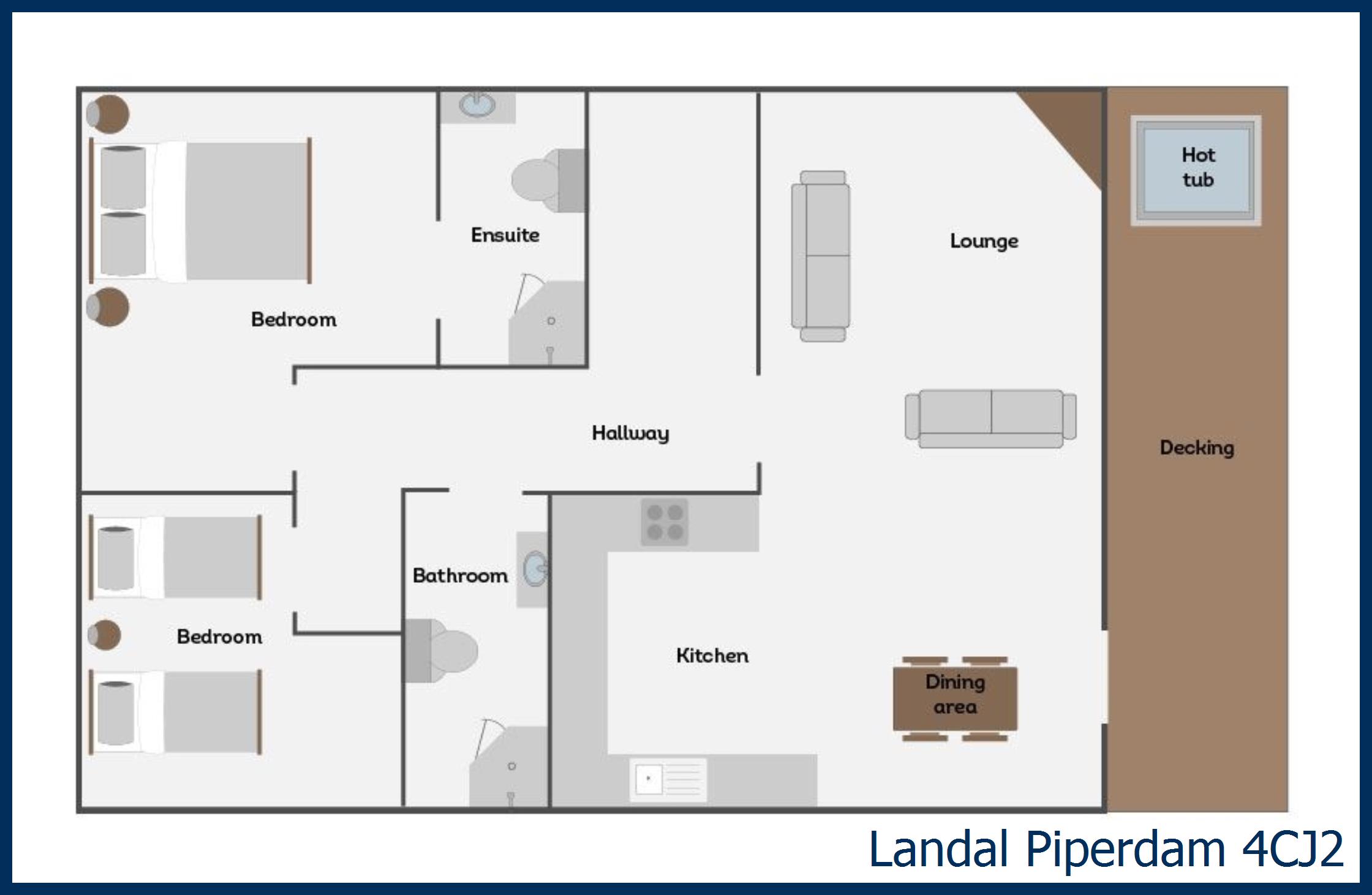 Chalet - Rainbow Lodge  Plus 4CJ2 at Piperdam