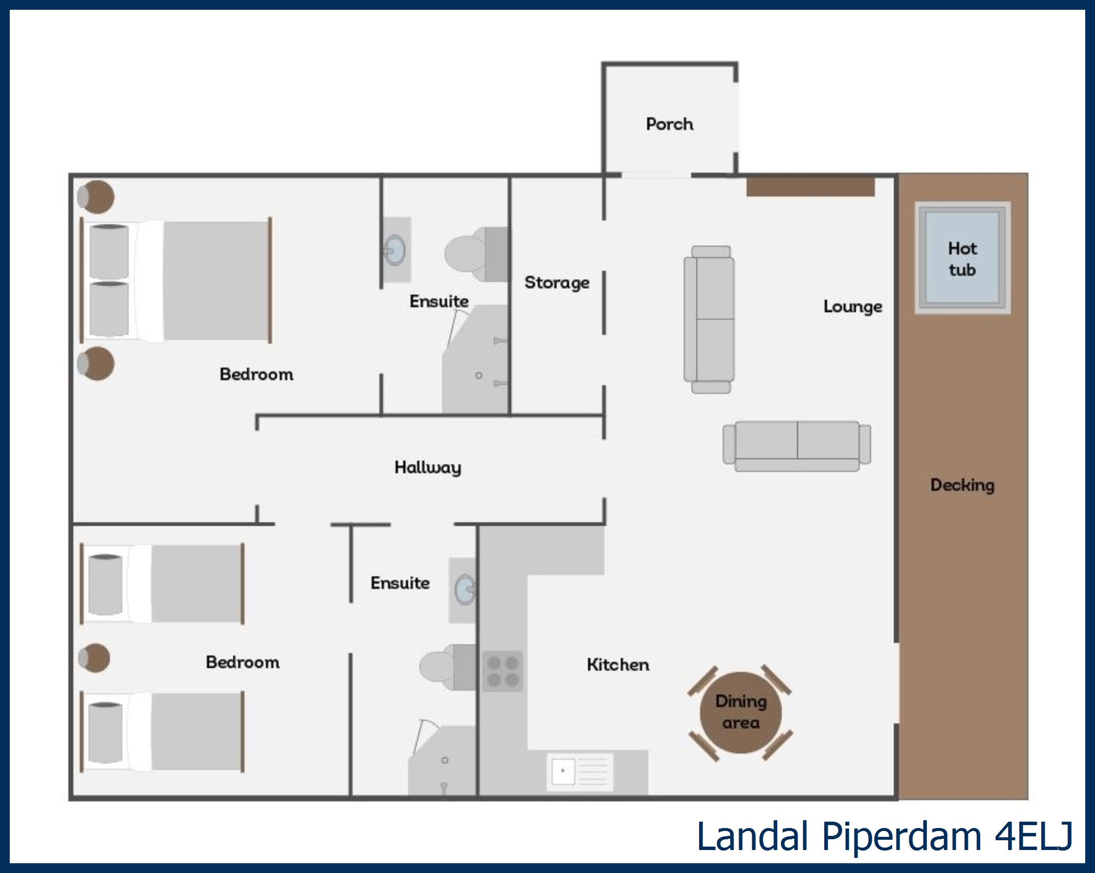 Chalet - Raeburn Premier Spa 4ELJ at Piperdam