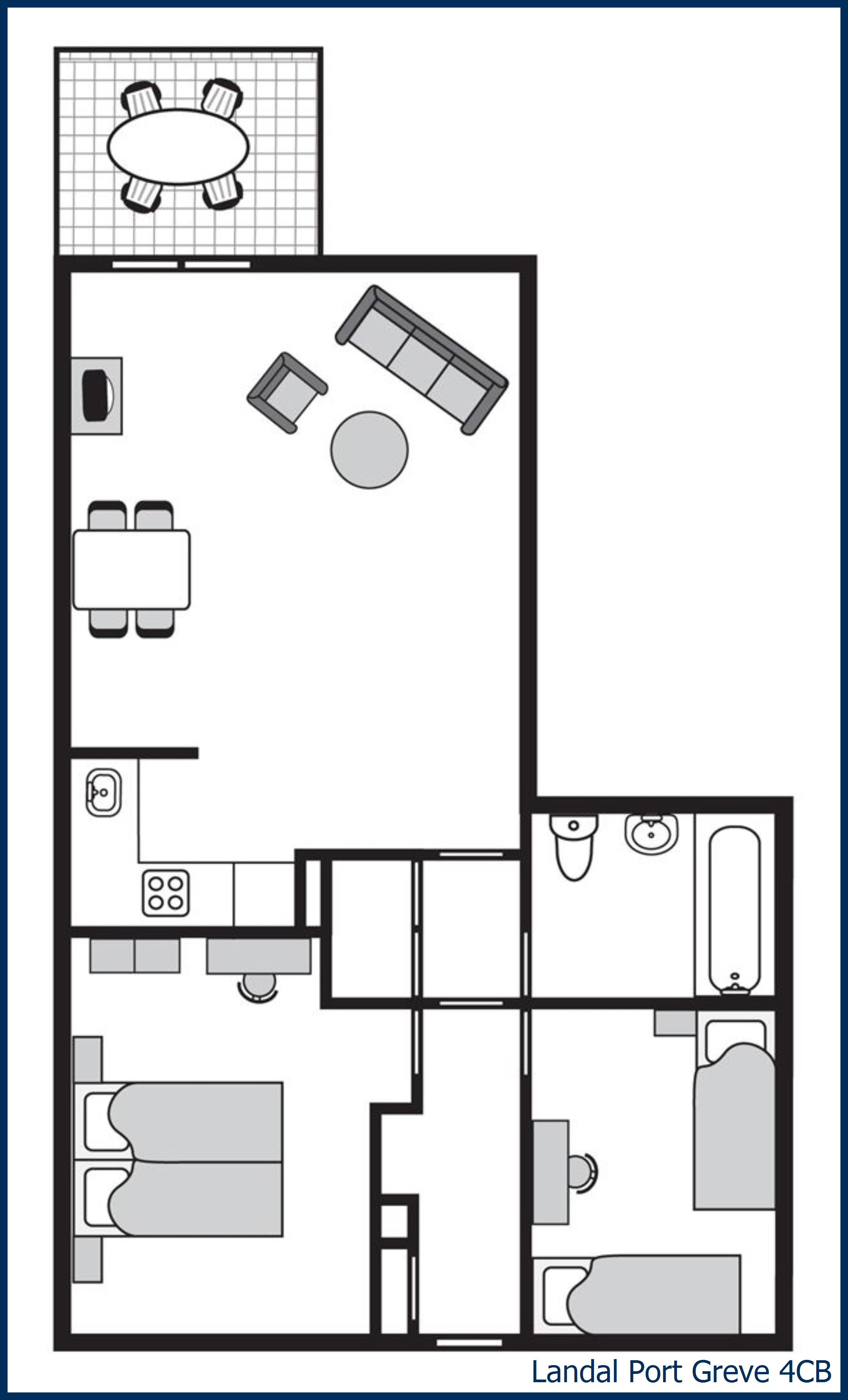 Apartment 4CB at Port Greve