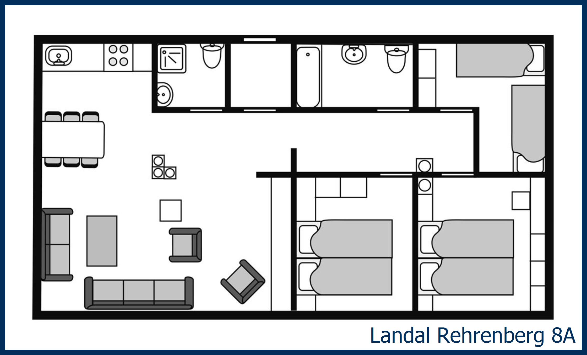 Apartment 8A at Rehrenberg