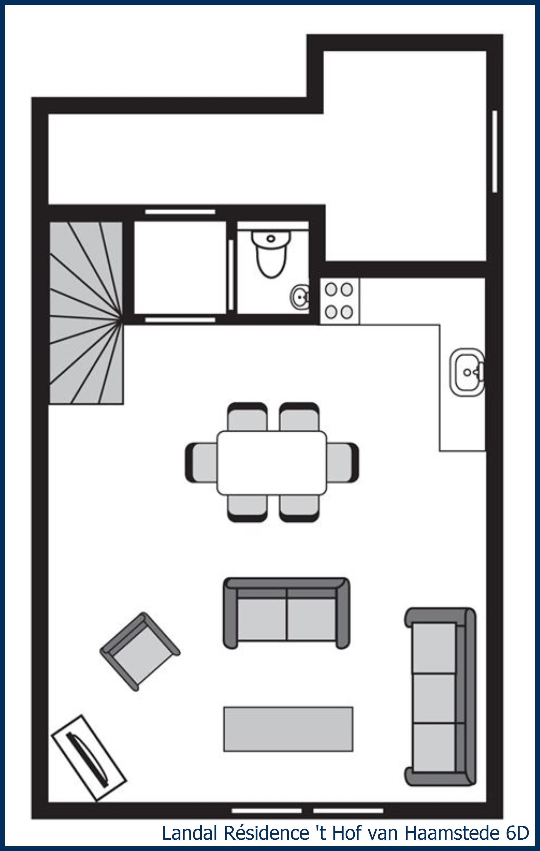 Farmhouse residence 6D at Résidence 't Hof van Haamstede
