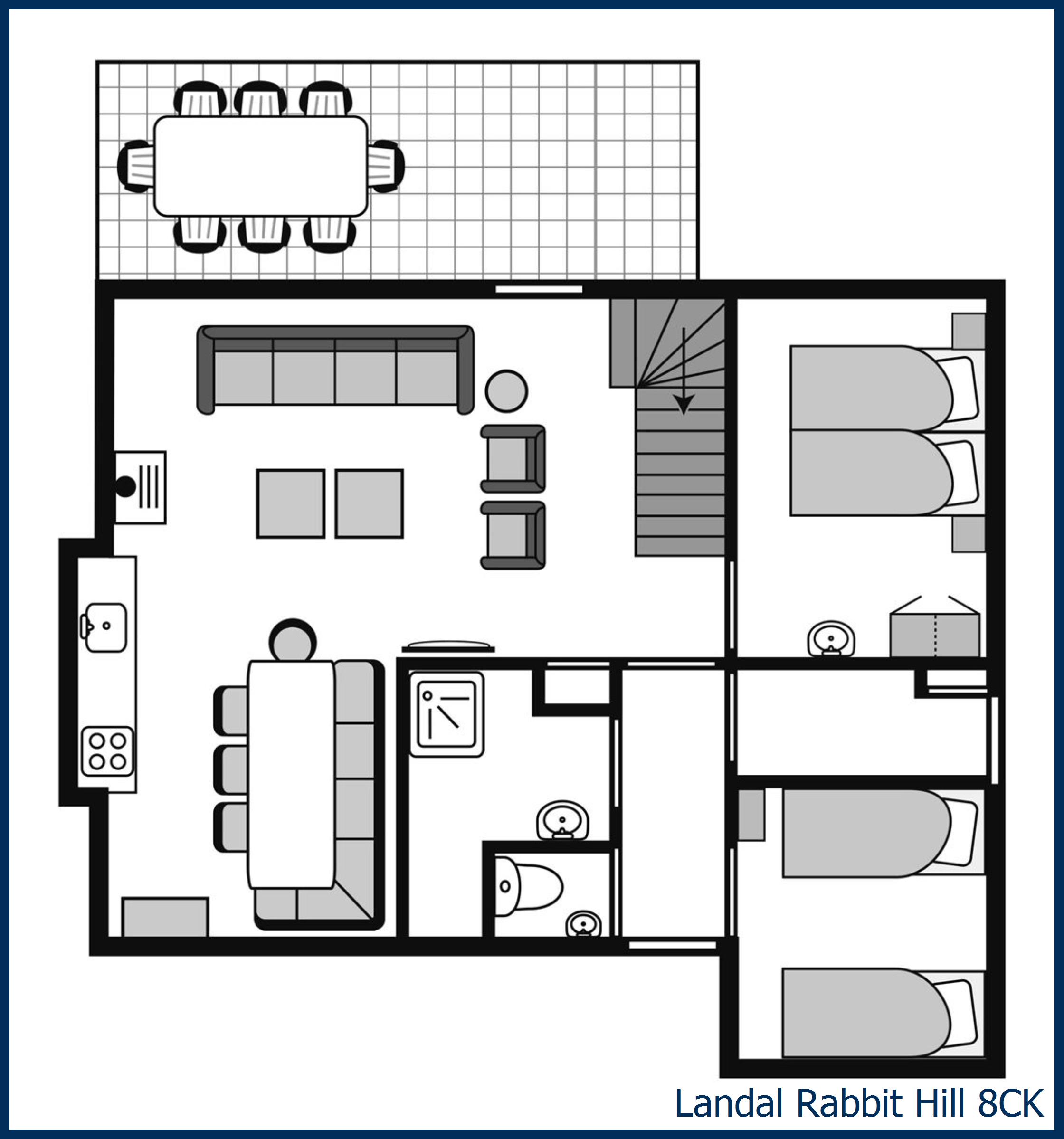 Childrens bungalow 8CK at Rabbit Hill