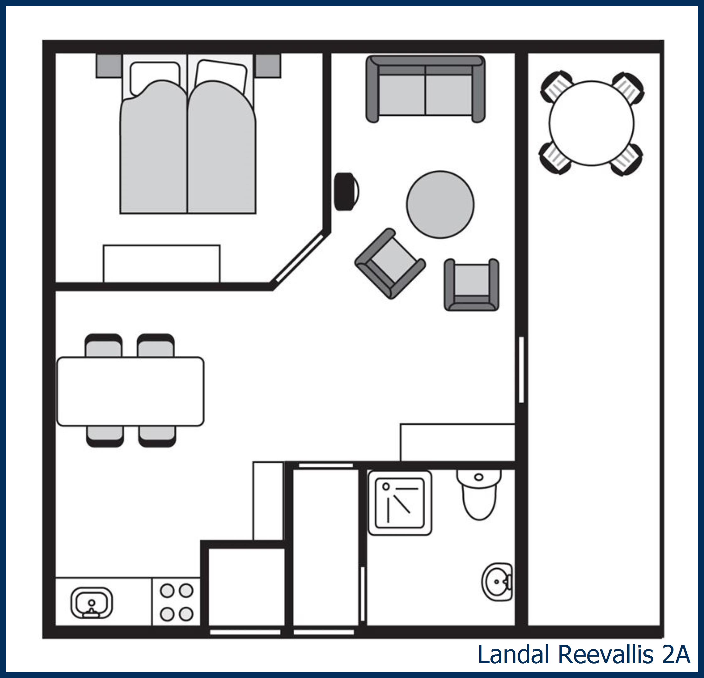 Bungalow 2A at Reevallis