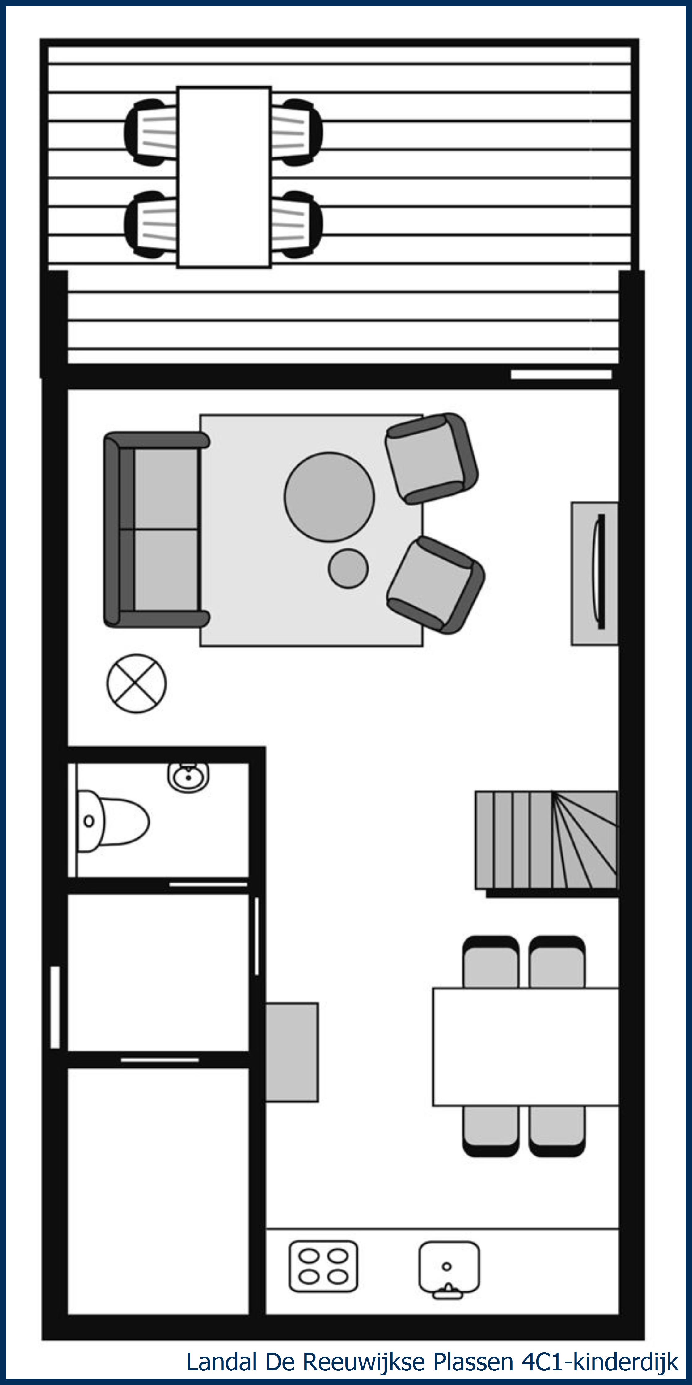 Water residence 4C1-Kinderdijk at De Reeuwijkse Plassen