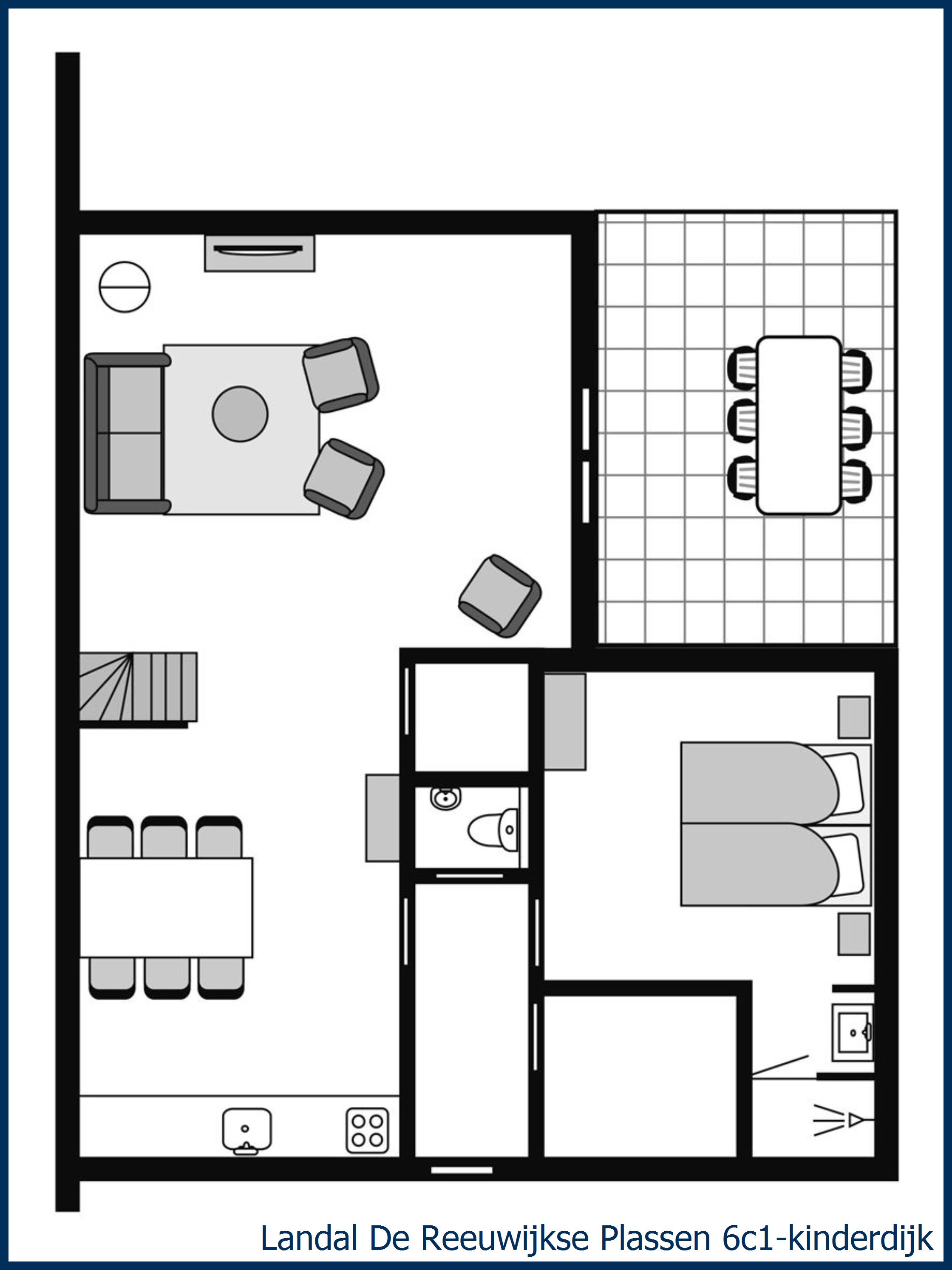 Water residence 6C1-Kinderdijk at De Reeuwijkse Plassen