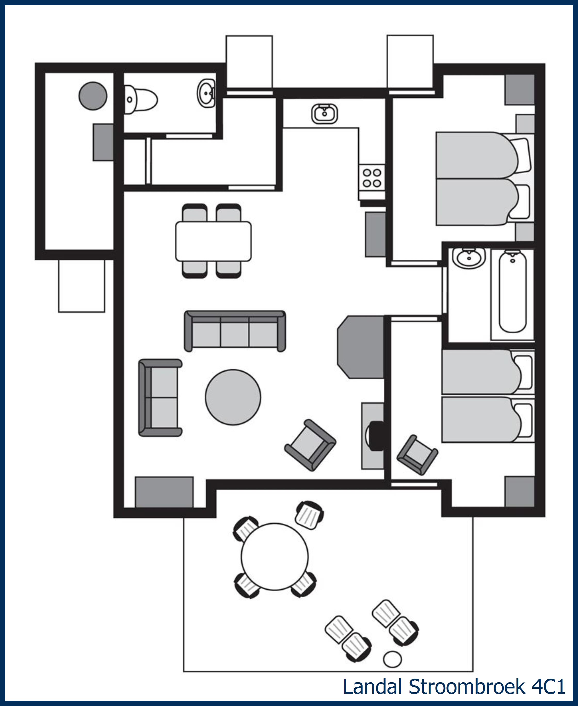 Bungalow 4C1 at Stroombroek