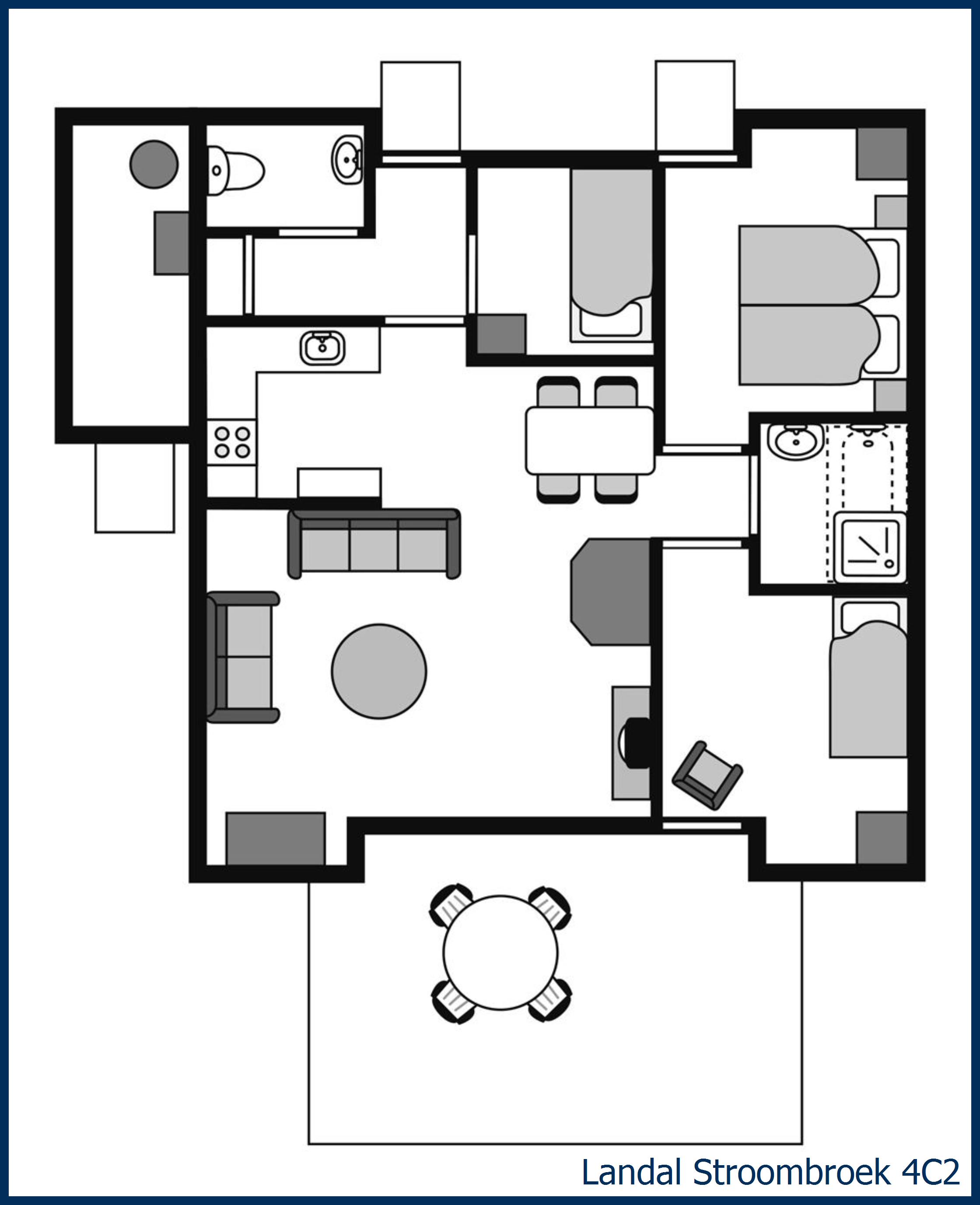 Bungalow 4C2 at Stroombroek