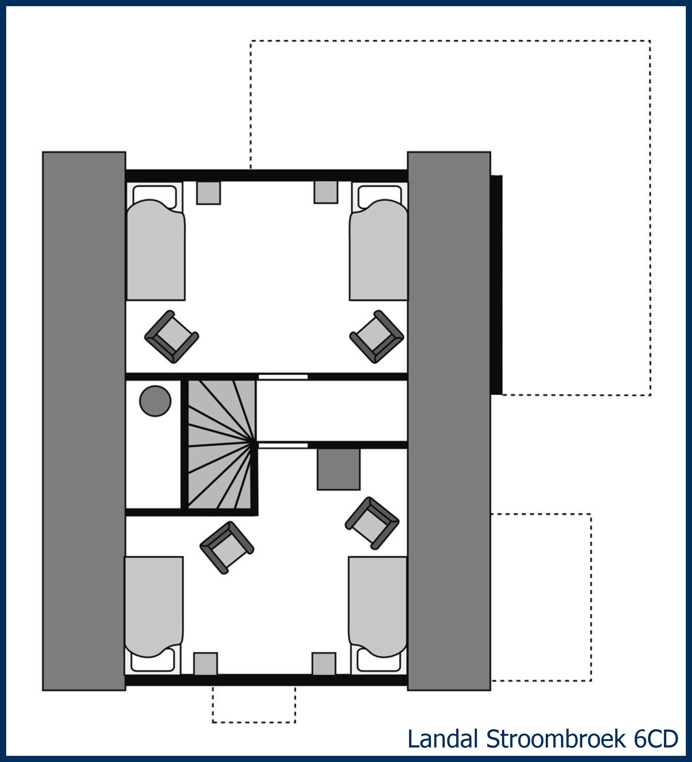 Dog bungalow 6CD at Stroombroek