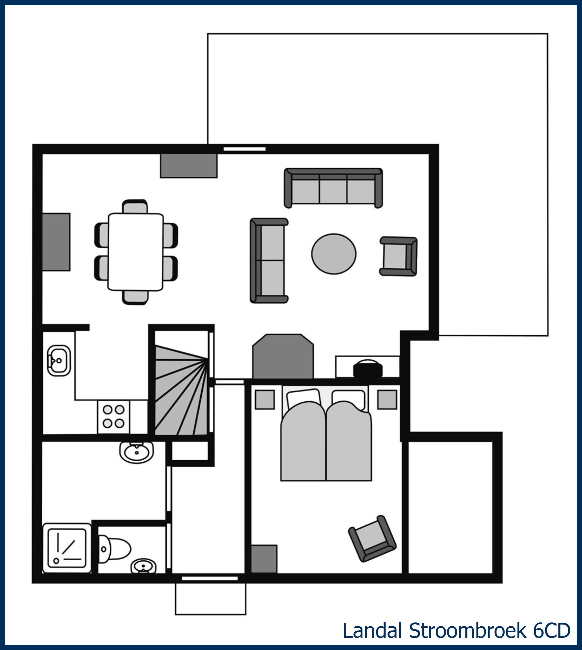 Dog bungalow 6CD at Stroombroek