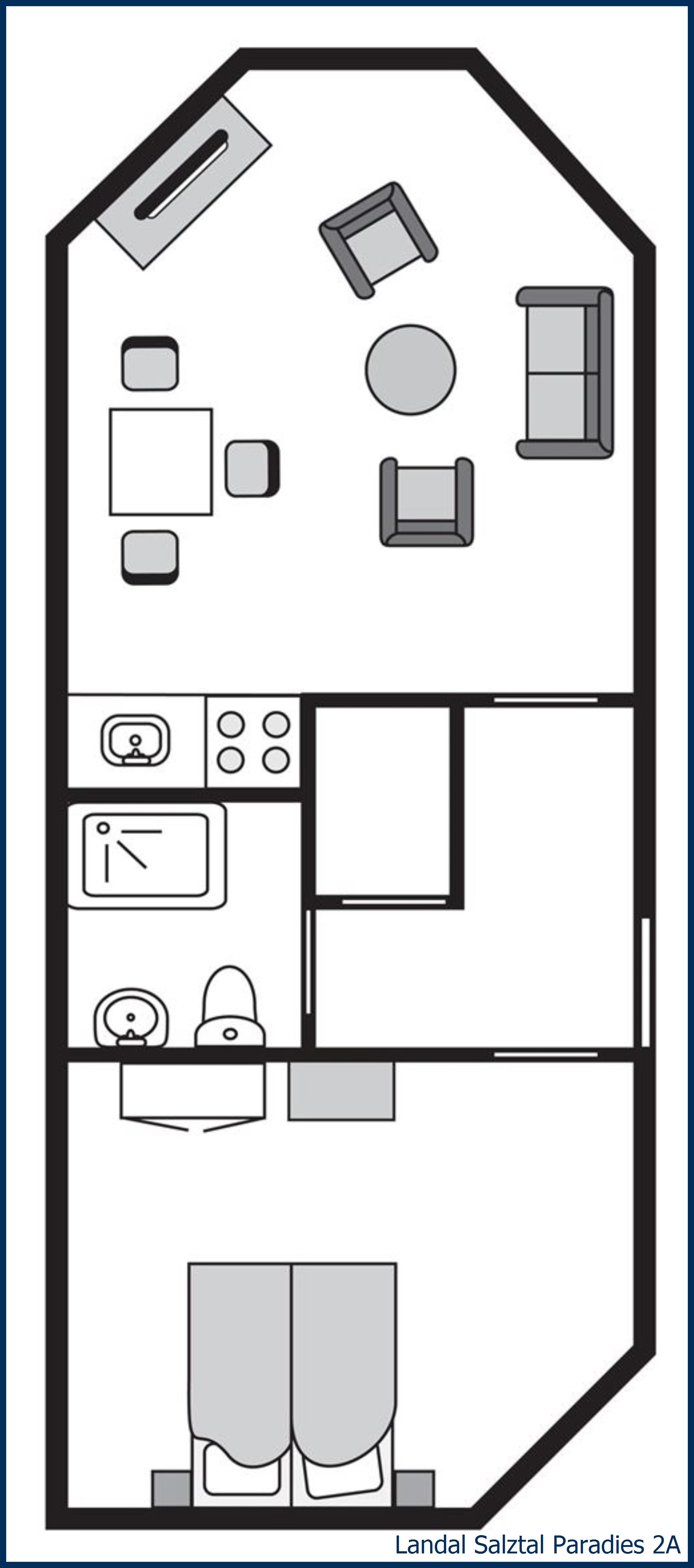 Apartment 2A at Salztal Paradies