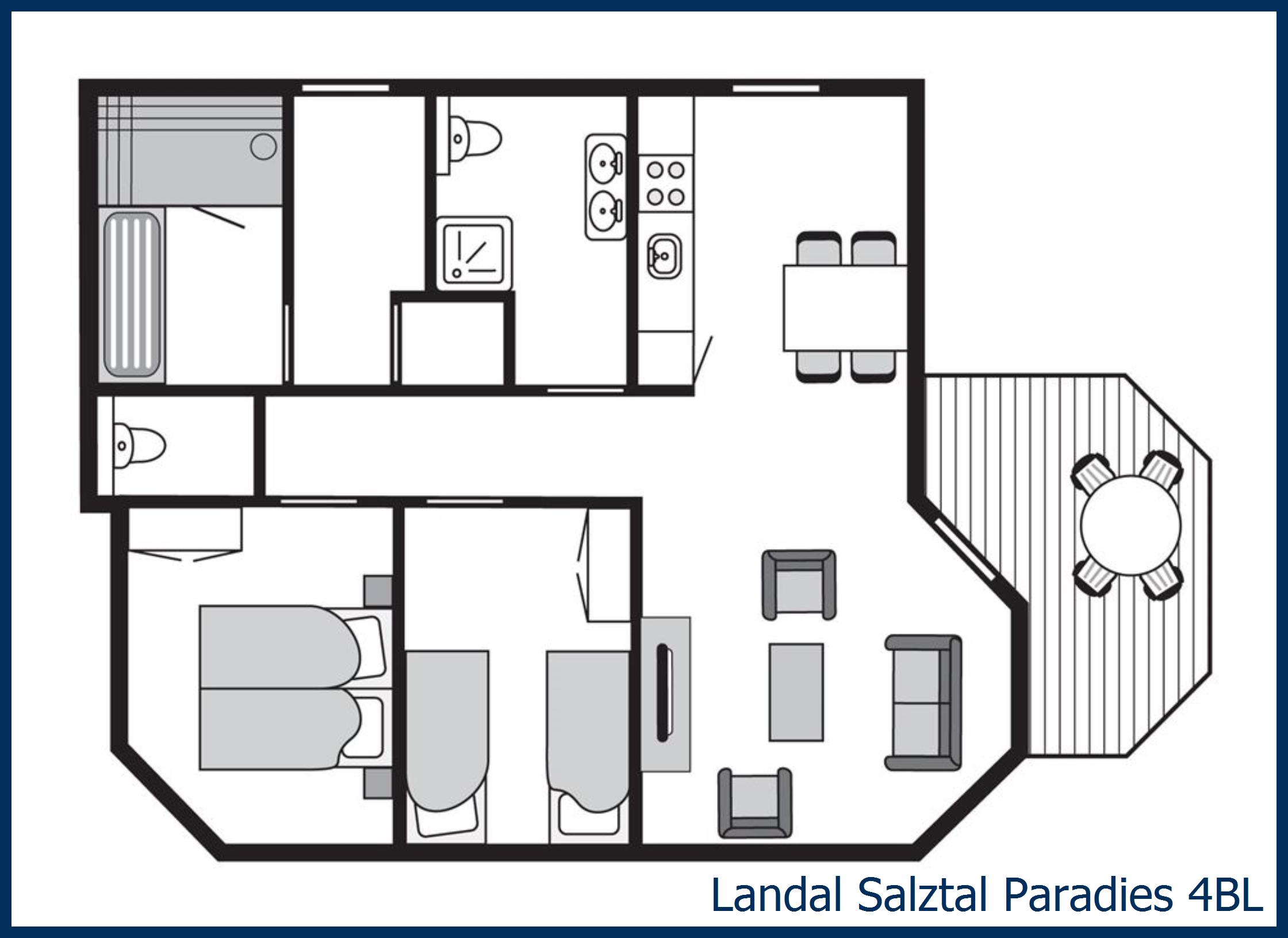 Apartment 4BL at Salztal Paradies
