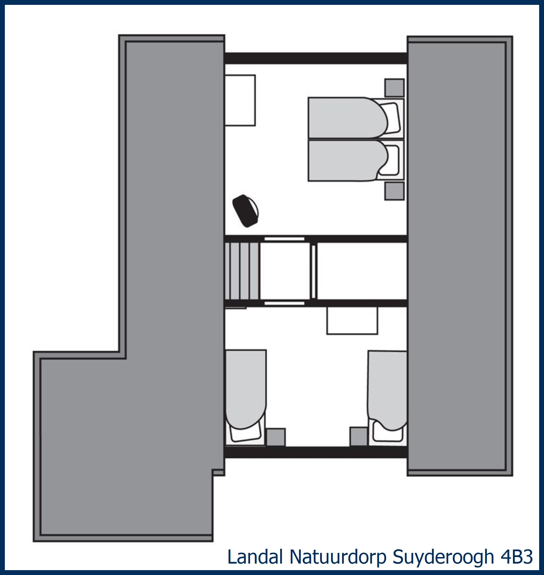 Bungalow 4B3 at Natuurdorp Suyderoogh