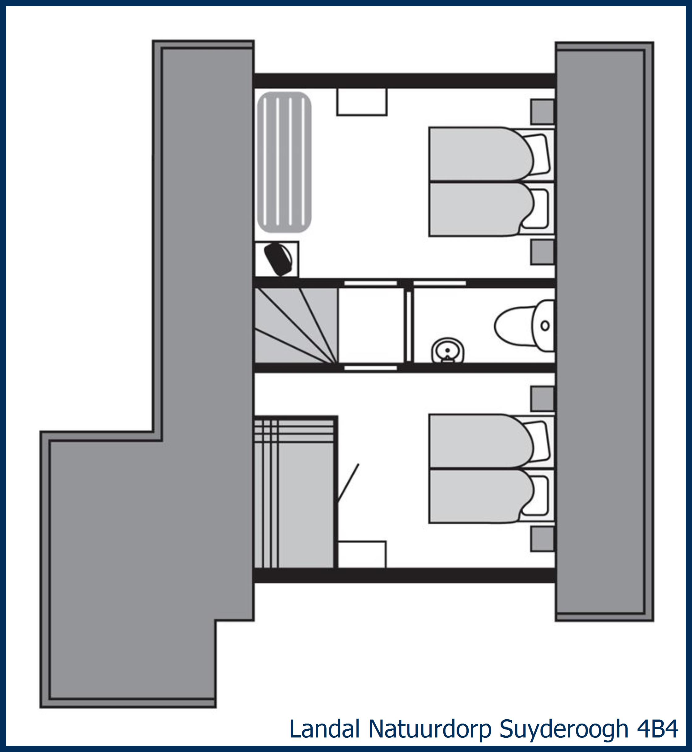 Bungalow 4B4 at Natuurdorp Suyderoogh