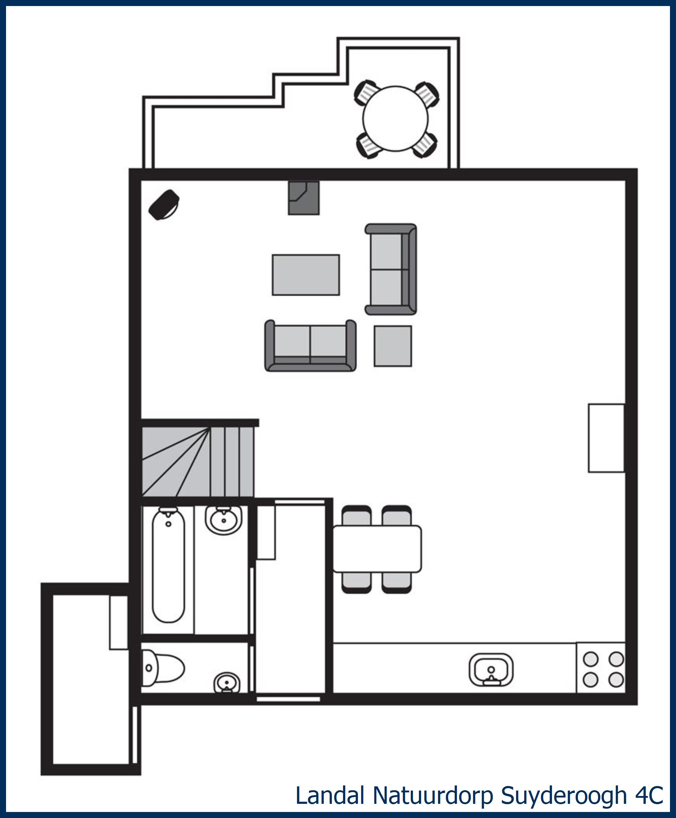 Bungalow 4C at Natuurdorp Suyderoogh