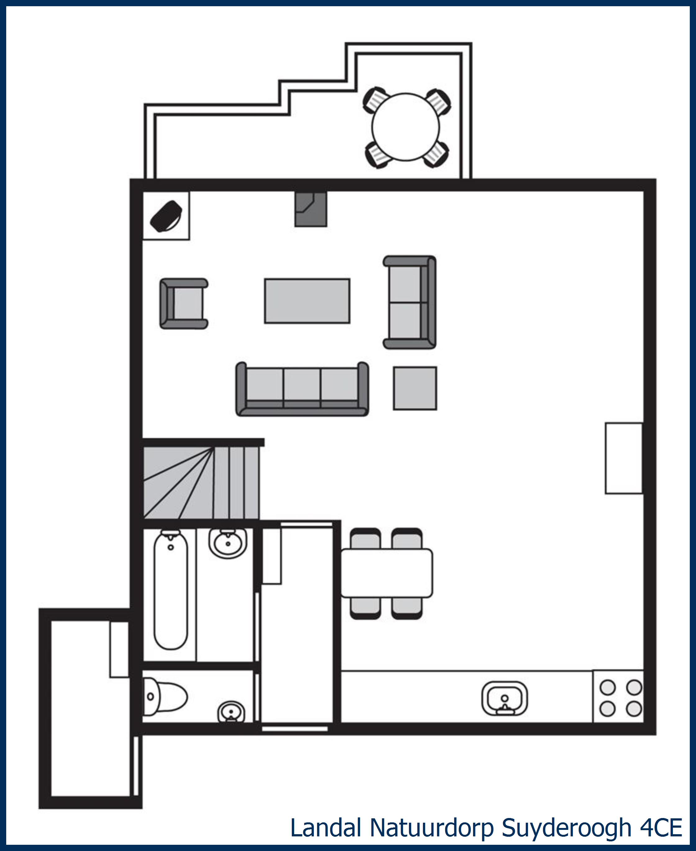 Bungalow 4CE at Natuurdorp Suyderoogh