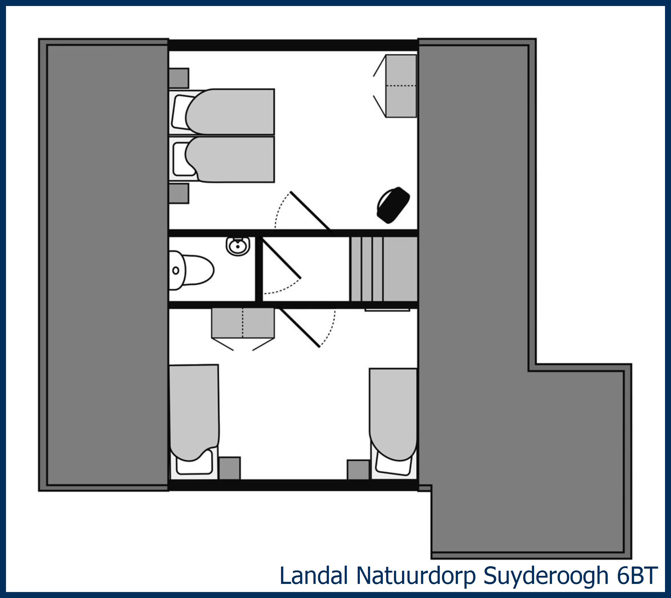 Bungalow - Extra accessible 6BT at Natuurdorp Suyderoogh