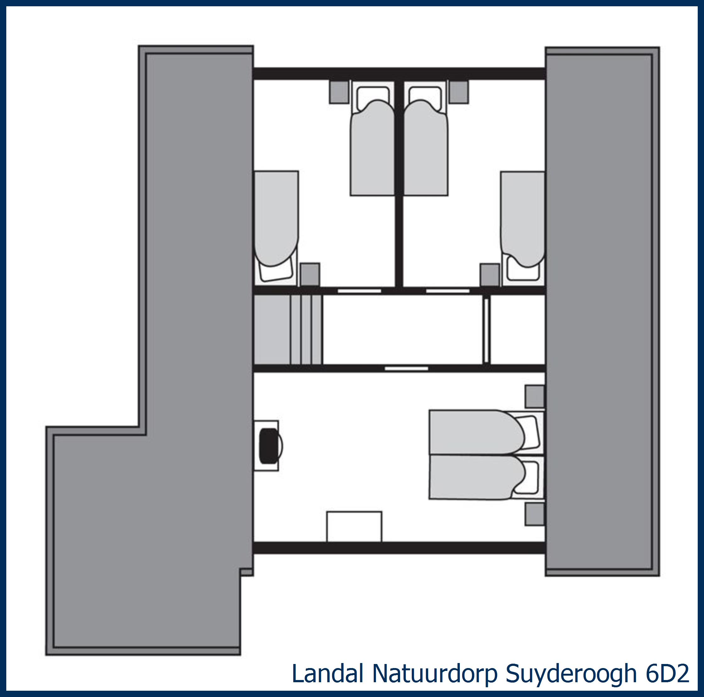 Bungalow 6D2 at Natuurdorp Suyderoogh
