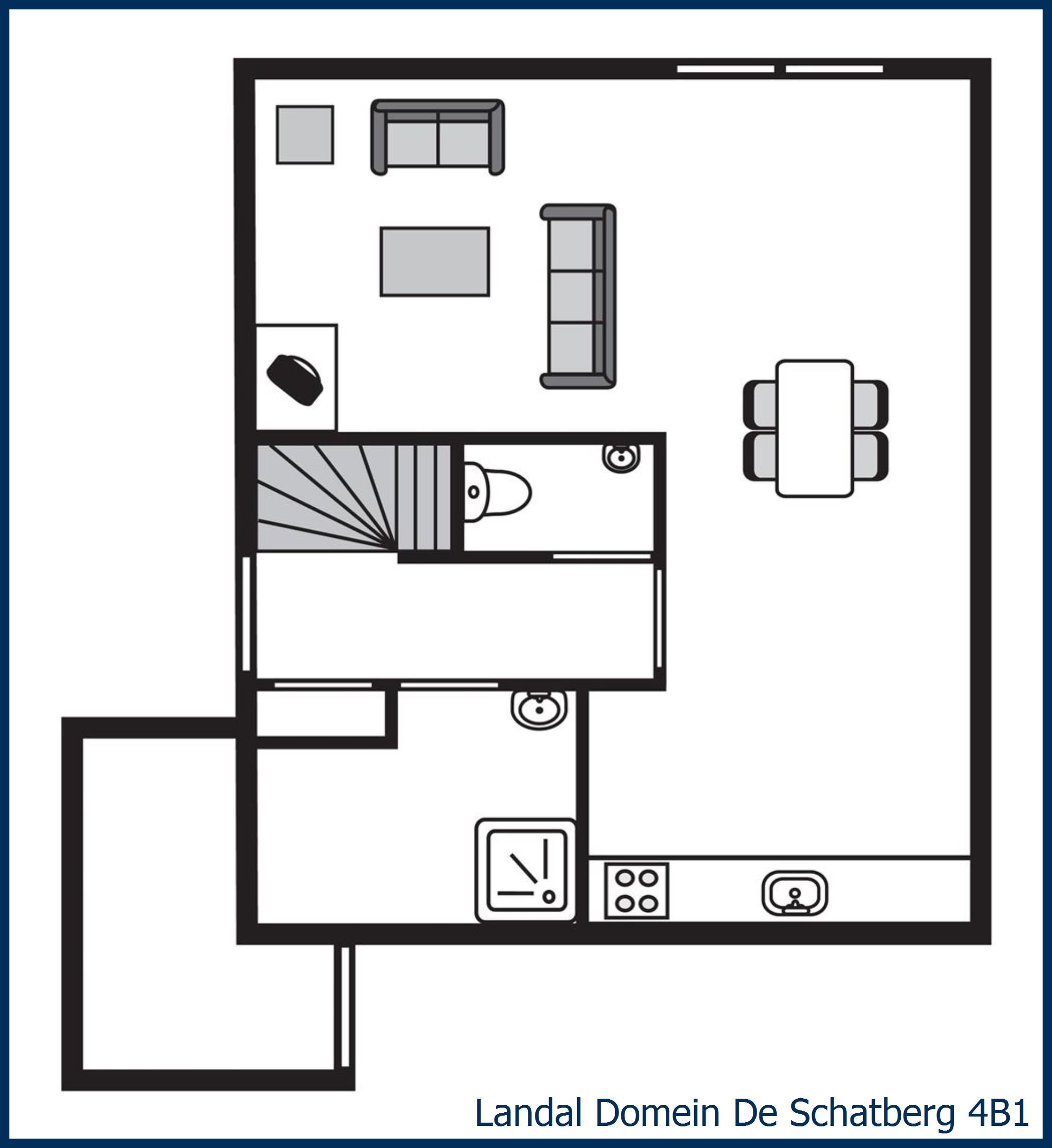 Bungalow 4B1 at Domein De Schatberg