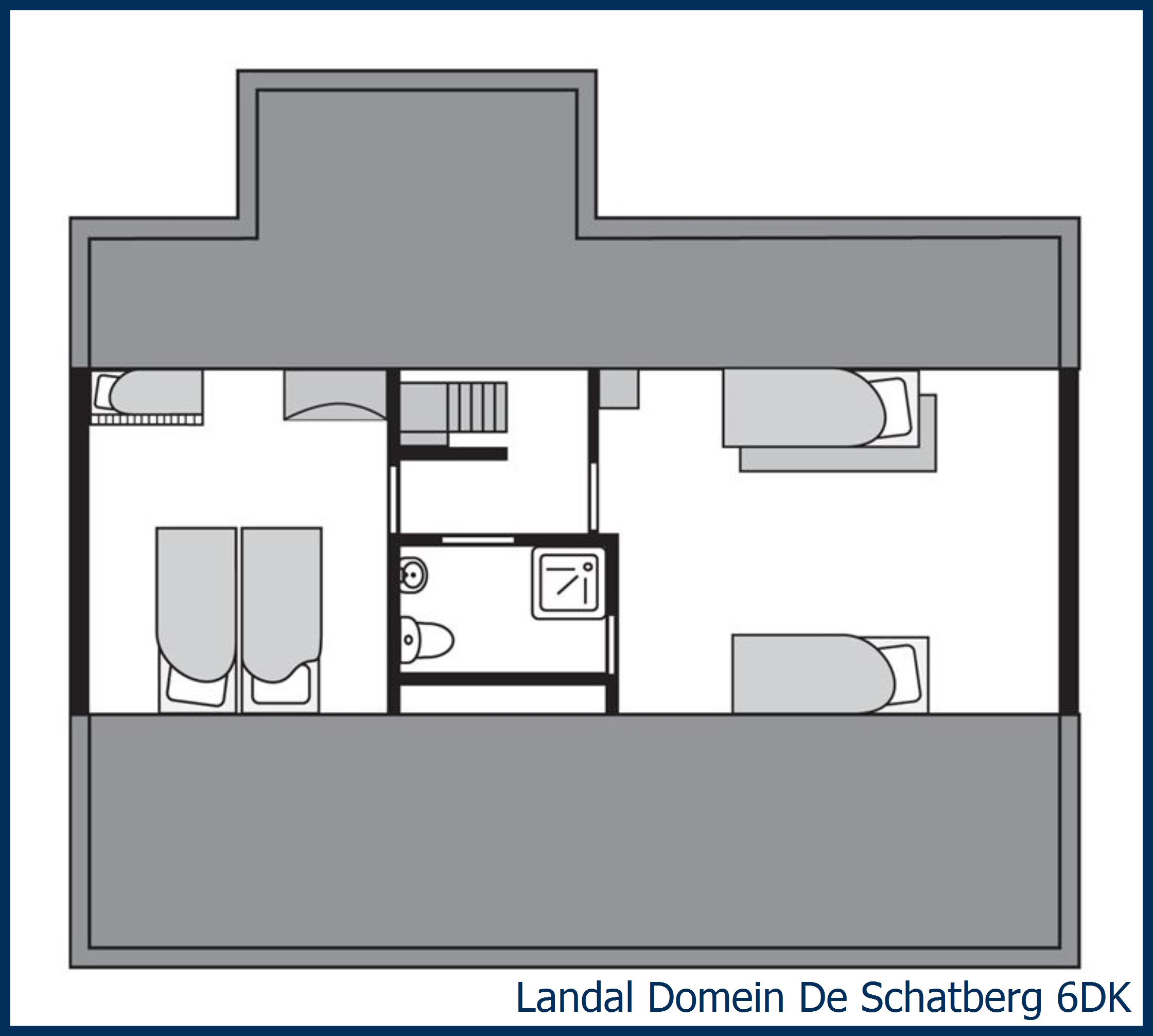 Childrens bungalow 6DK at Domein De Schatberg