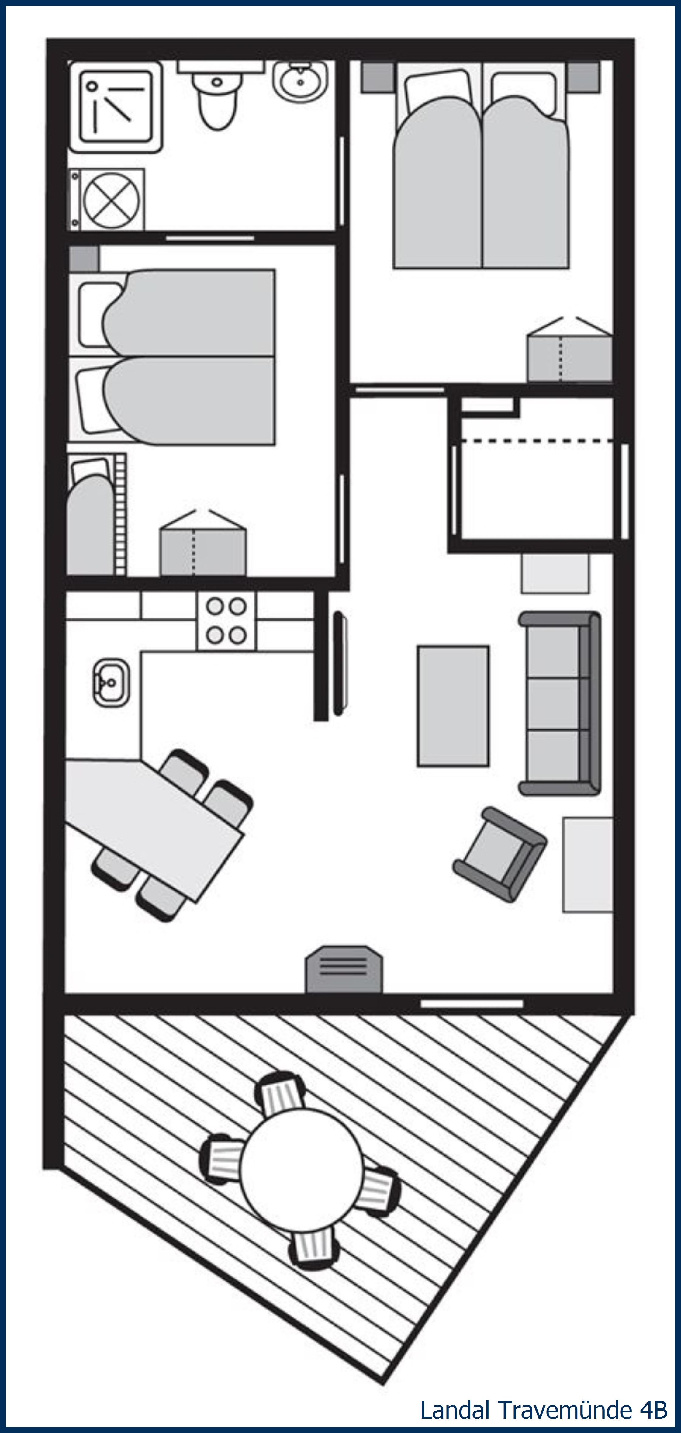 Bungalow 4B at Travemünde