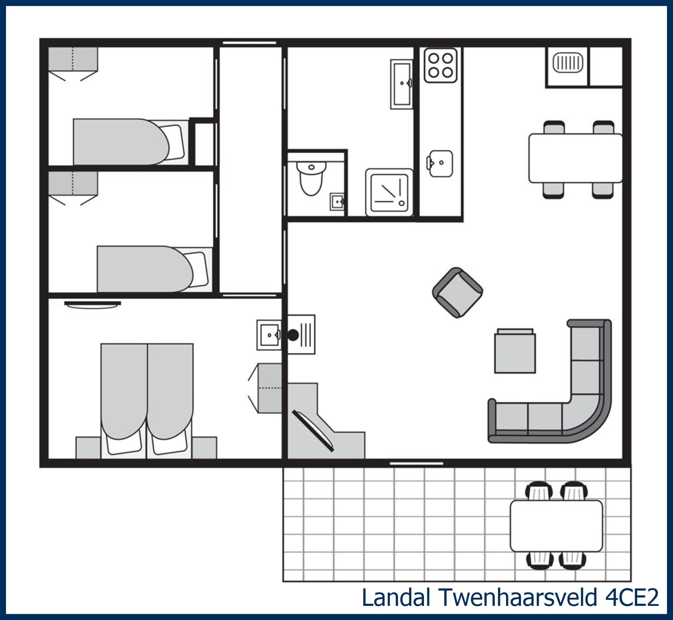 Bungalow 4CE2 at Twenhaarsveld