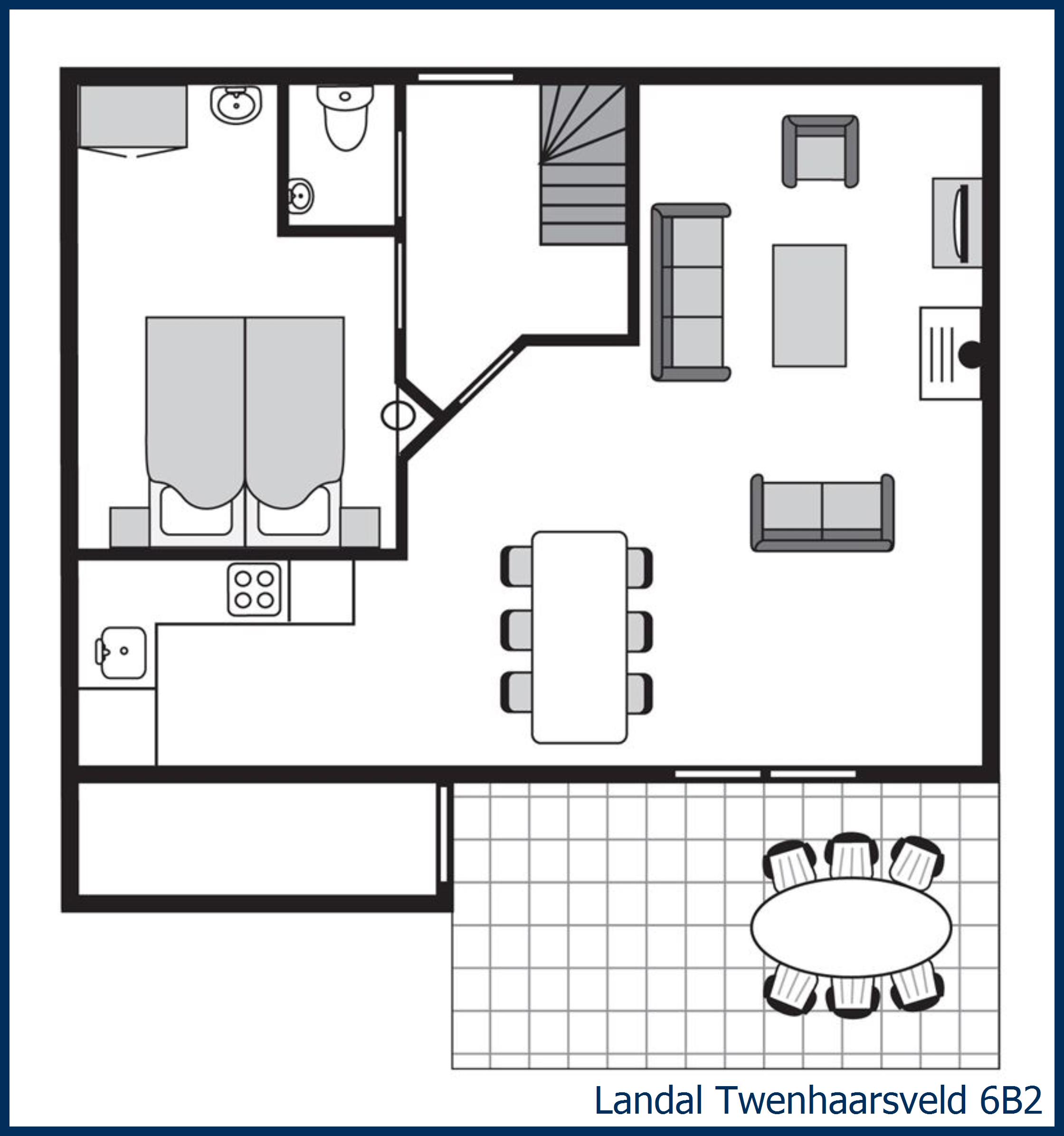 Bungalow 6B2 at Twenhaarsveld