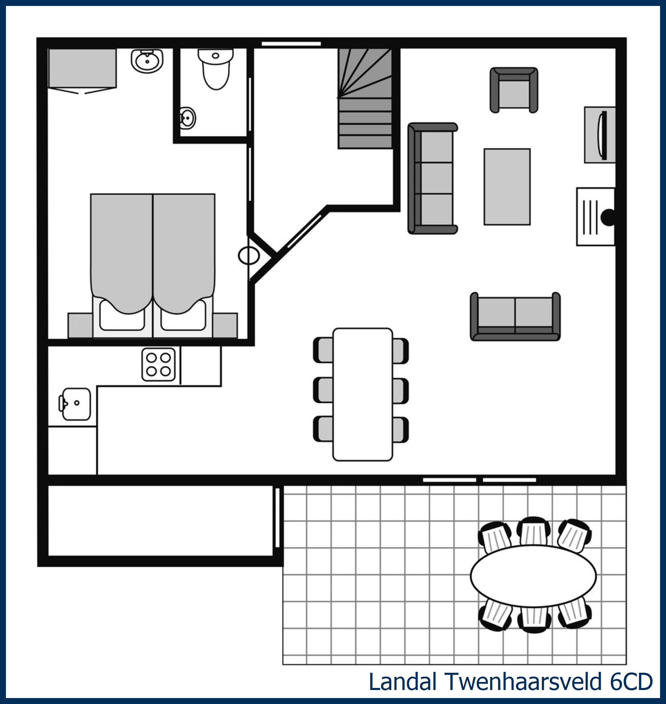 Dog bungalow 6CD at Twenhaarsveld