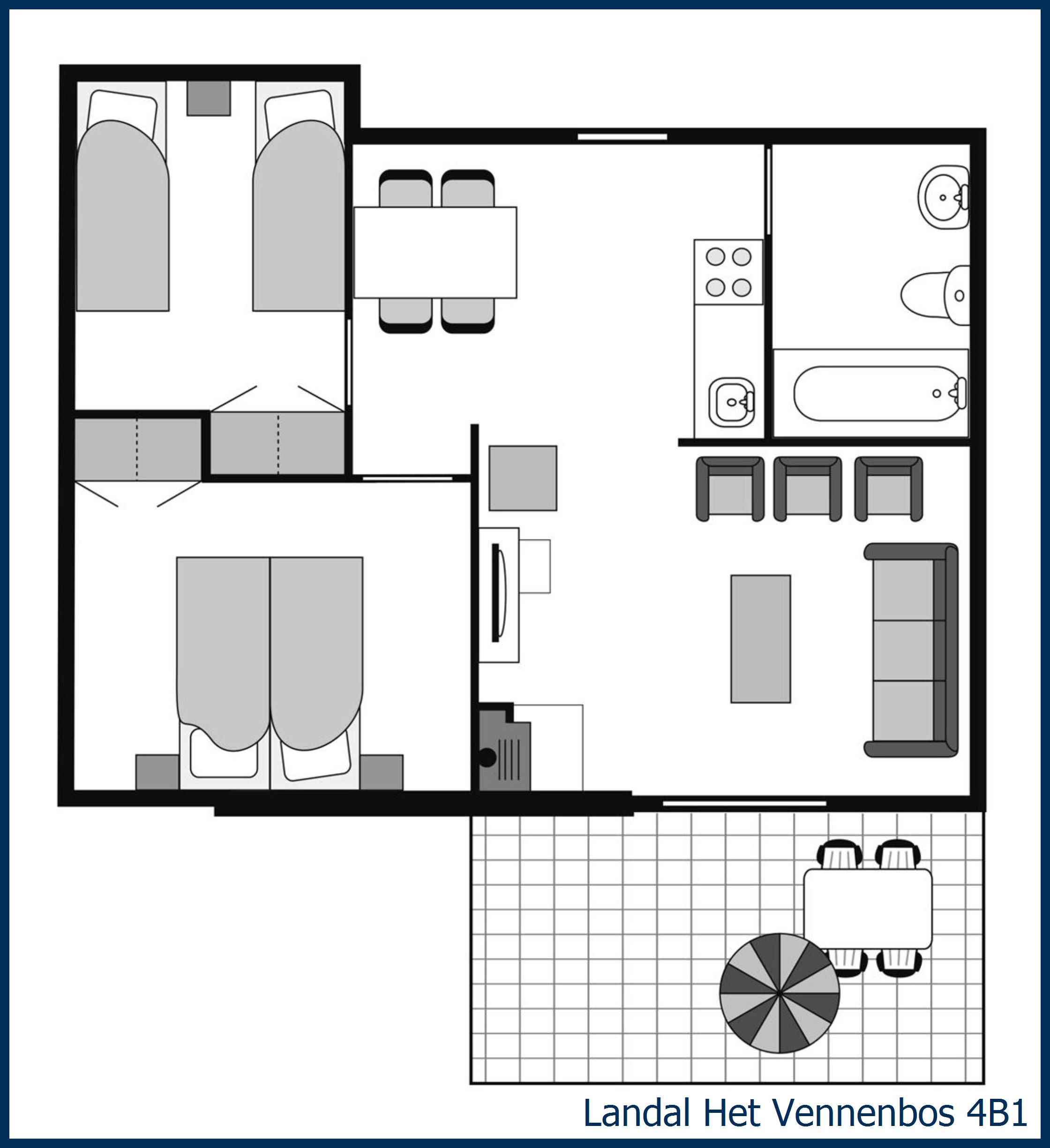 Bungalow 4B1 at Het Vennenbos