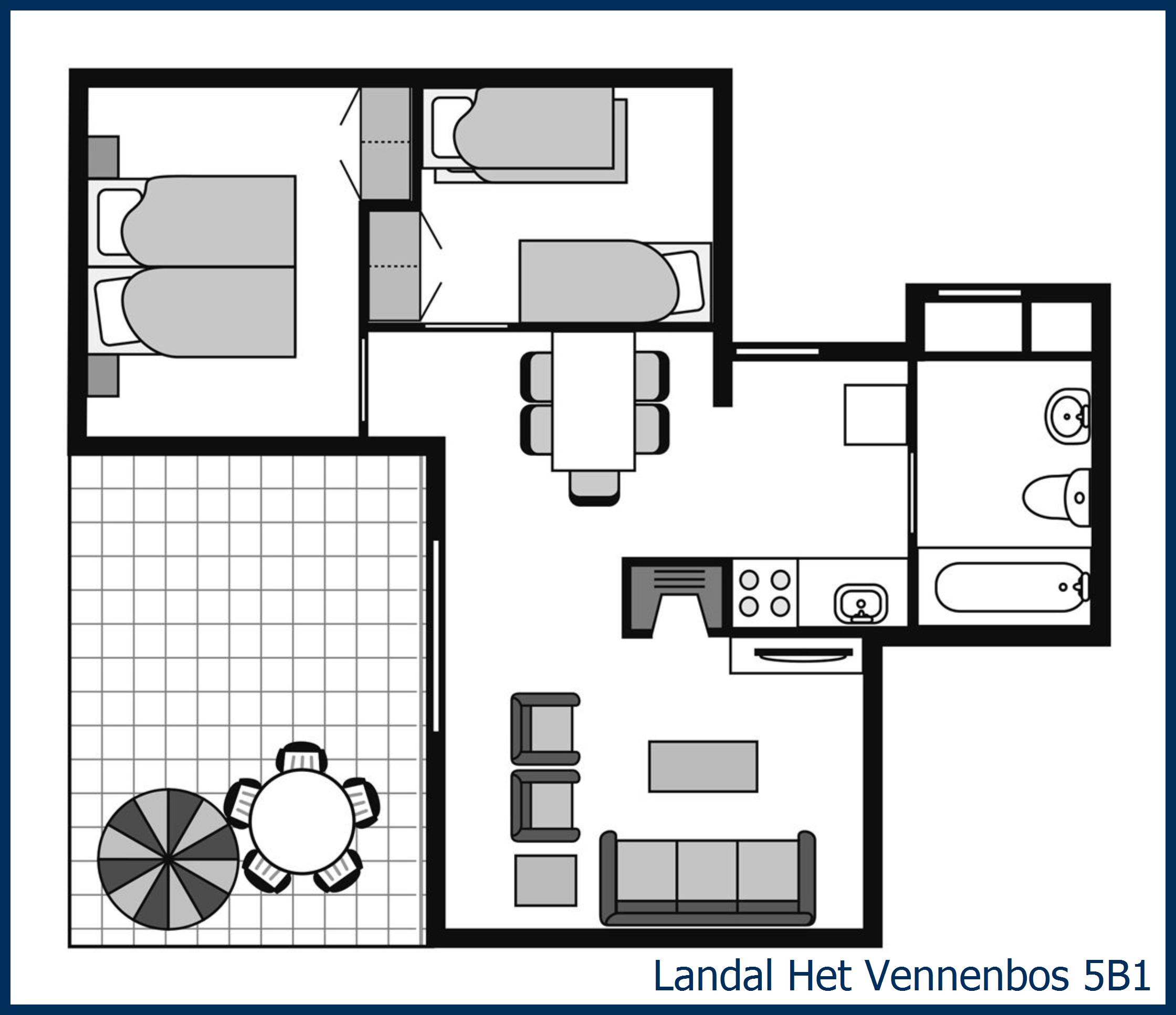 Bungalow 5b1 at Het Vennenbos