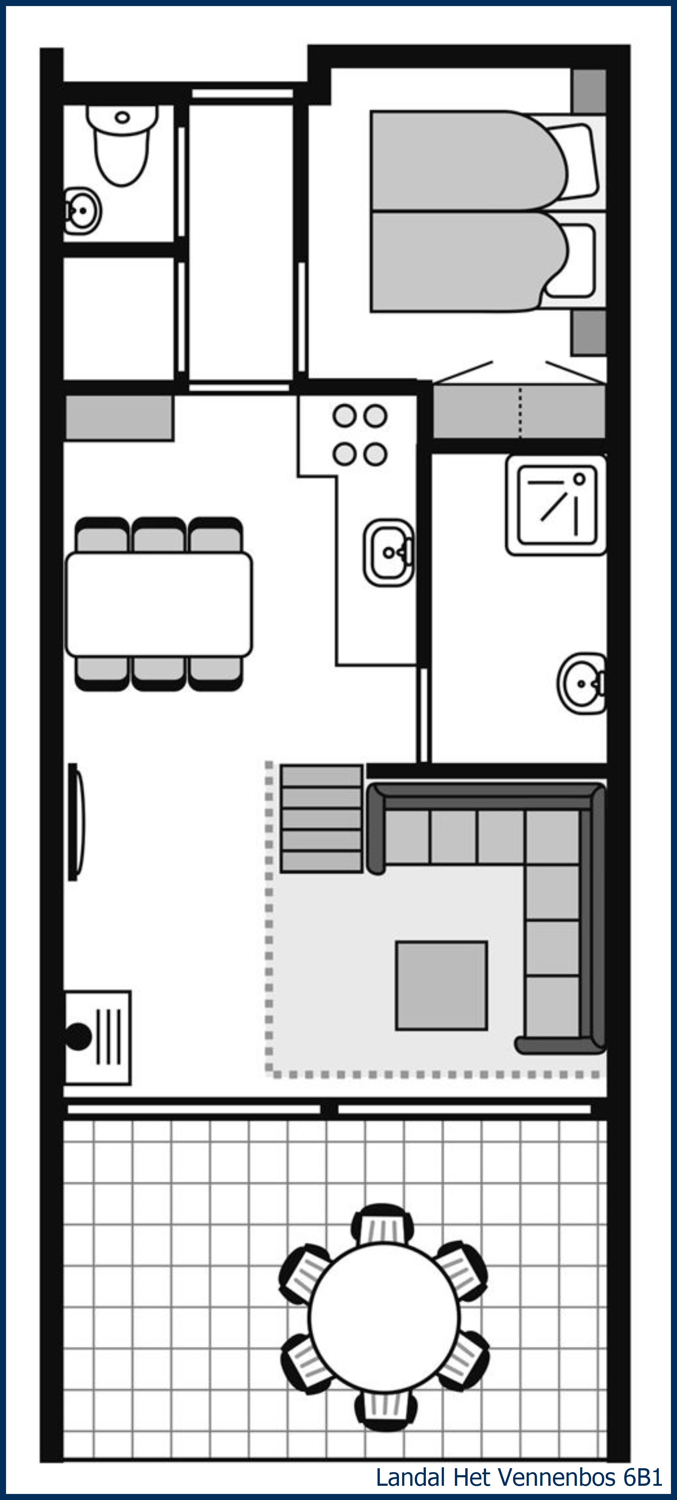 Bungalow 6B1 at Het Vennenbos